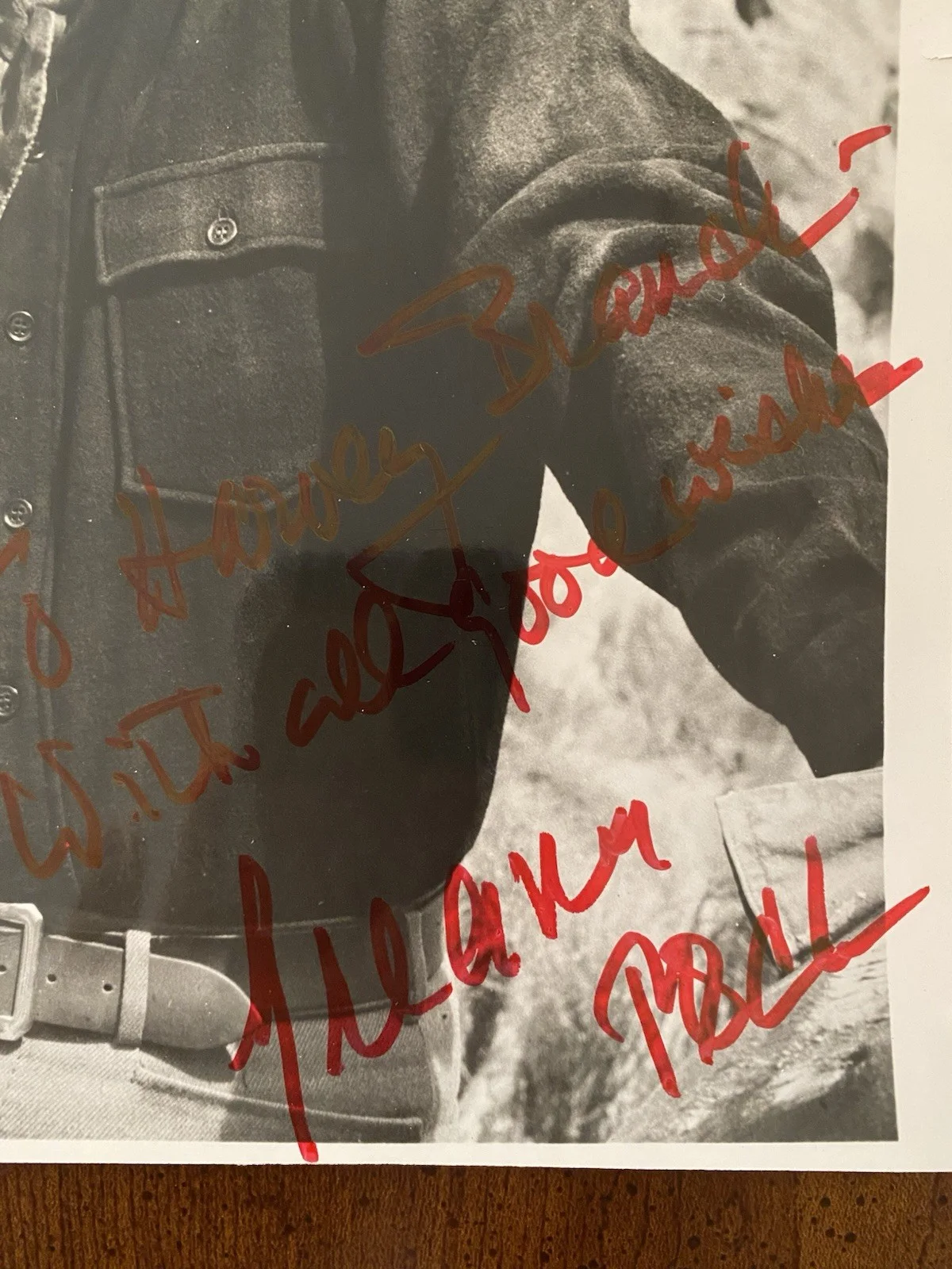 Gregory Peck — Gregory Peck Signed Autographed Photo With COA The Bravados The Big Country, изображение 2