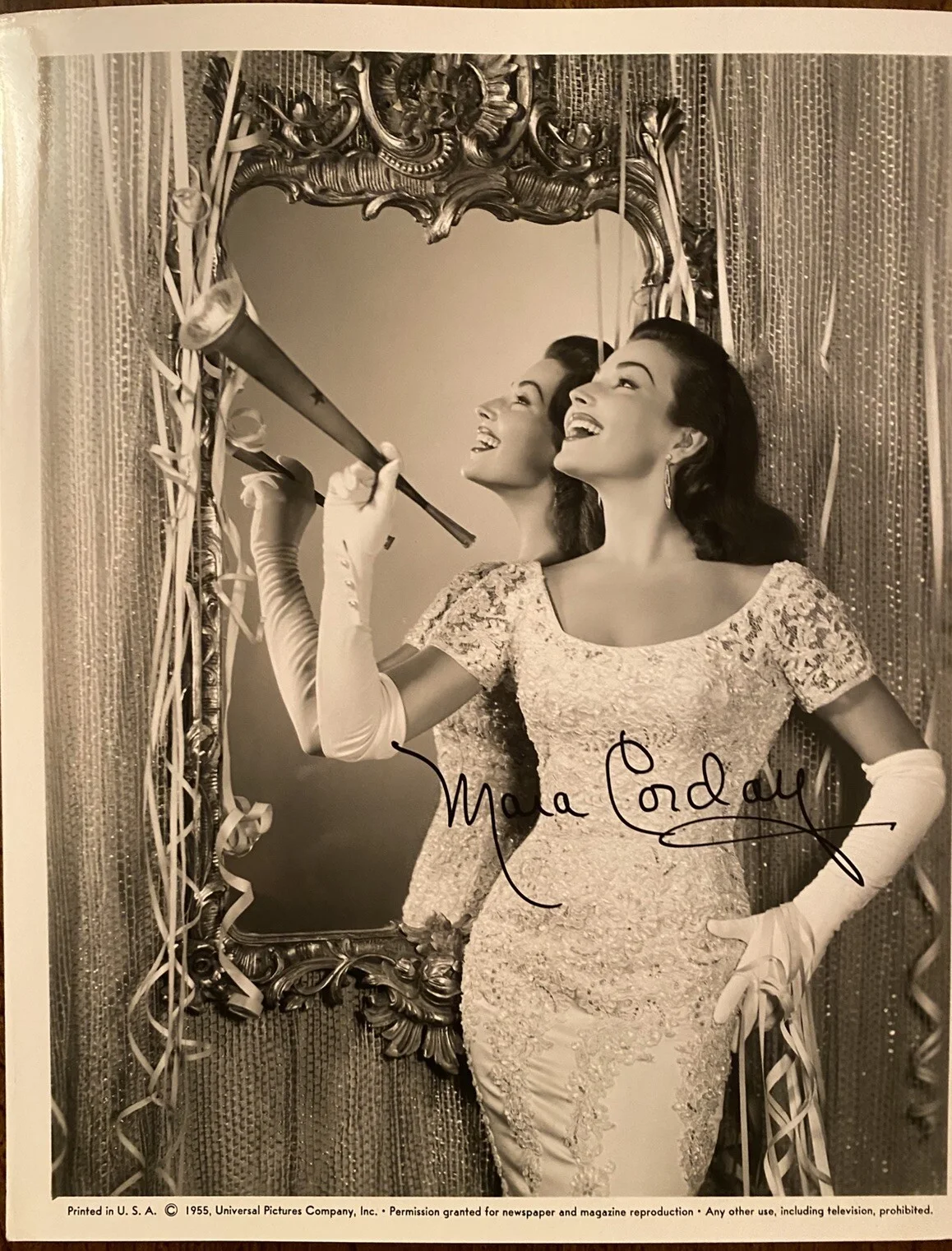 Mara Corday — Mara Corday Signed Autographed Photo With COA The Black Scorpion Tarantula Etc