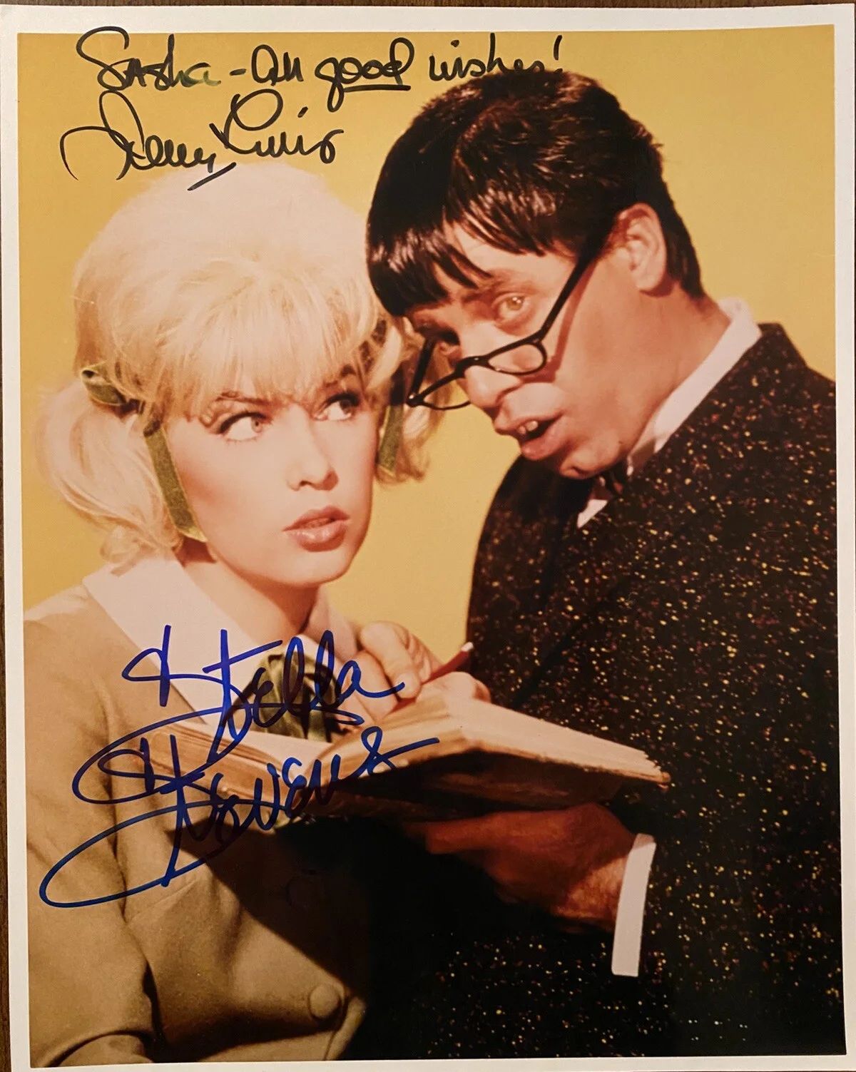 Stella Stevens — Stella Stevens Jerry Lewis Signed Autograph Photo Lot w COA The Nutty Professor, изображение 2