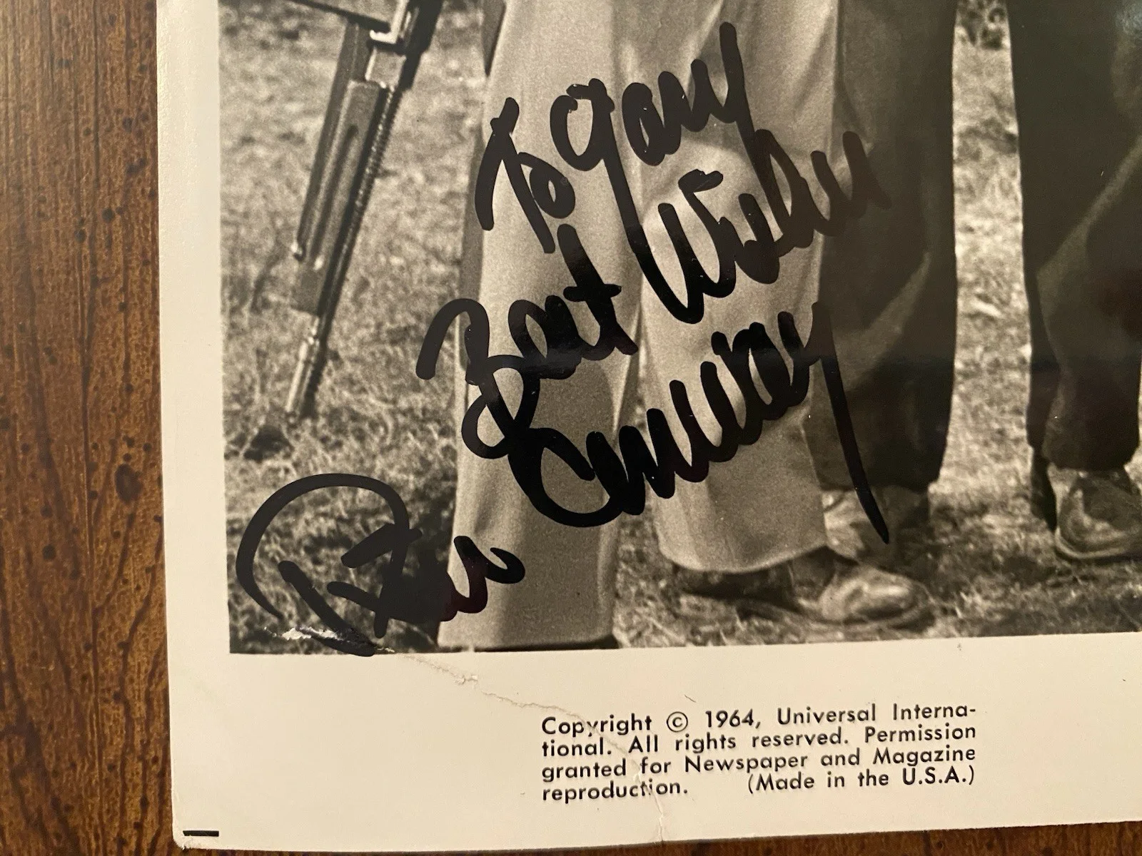 Ernest Borgnine, Tim Conway — Ernest Borgnine Tim Conway Signed Autographed McHale’s Navy Photo With COA, image 4