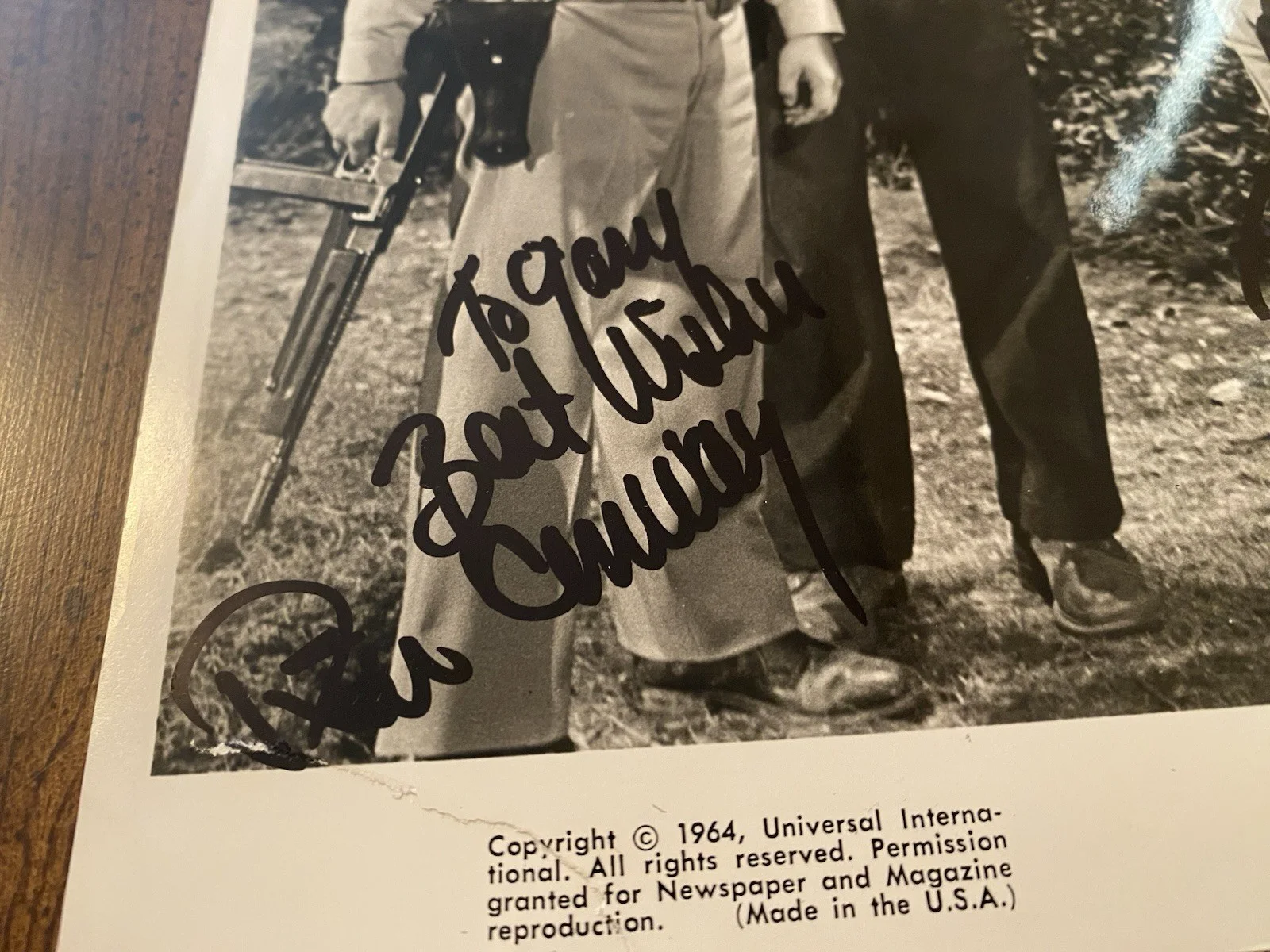 Ernest Borgnine, Tim Conway — Ernest Borgnine Tim Conway Signed Autographed McHale’s Navy Photo With COA, image 5