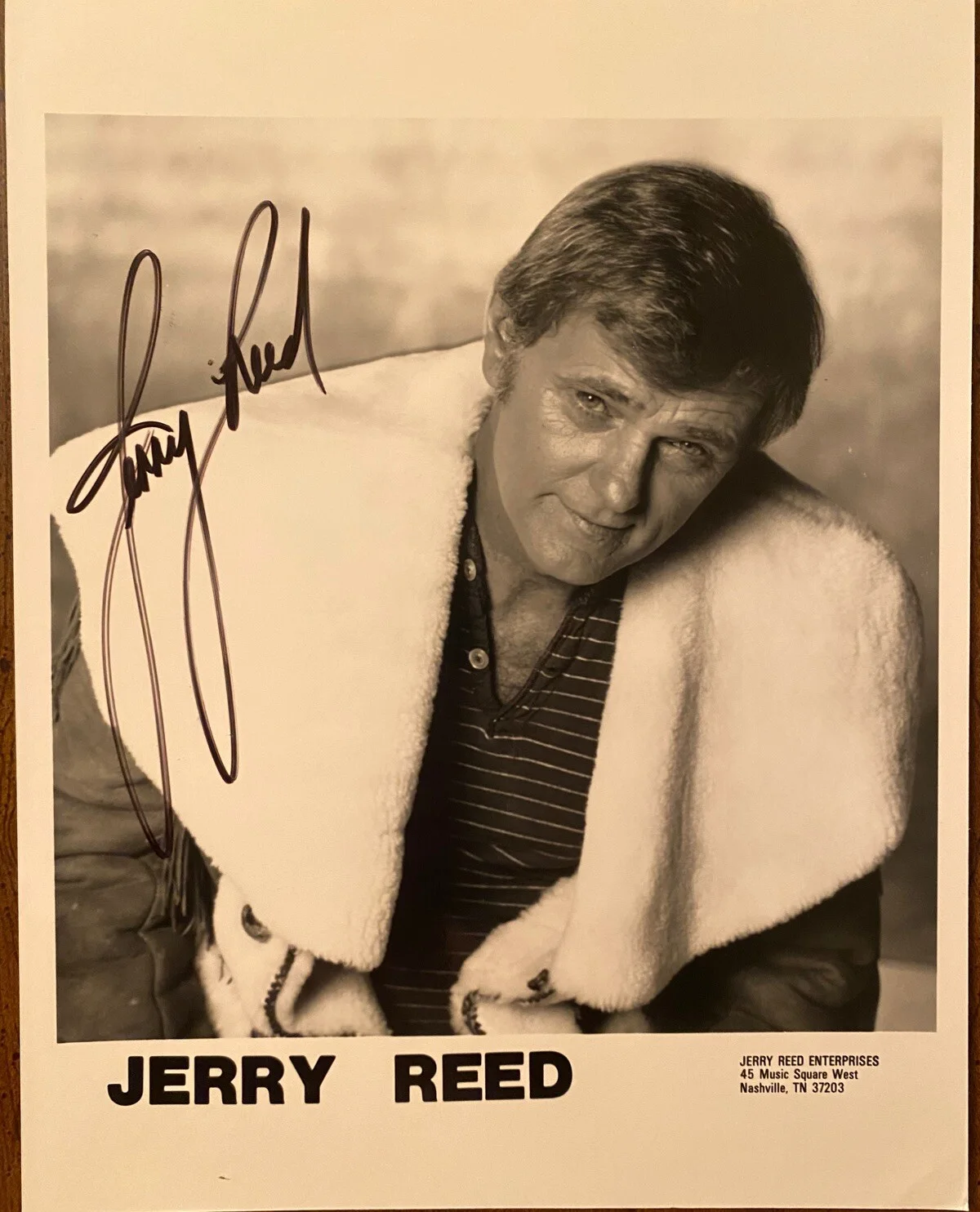 Jerry Reed — Jerry Reed Signed Autographed Photo With COA The Waterboy Smokey And The Bandit
