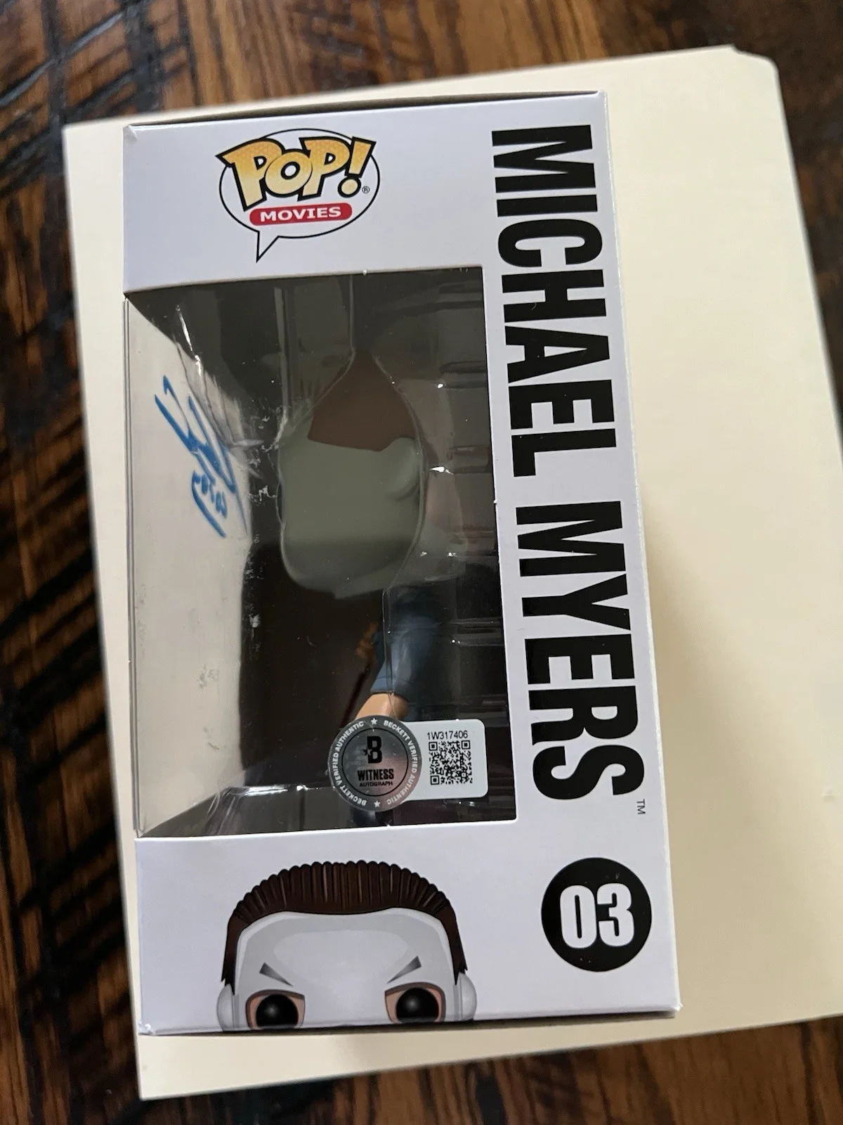 Rohan Campbell — Rohan Campbell Signed Halloween Michael Myers Funko #03 Beckett Certified, image 4