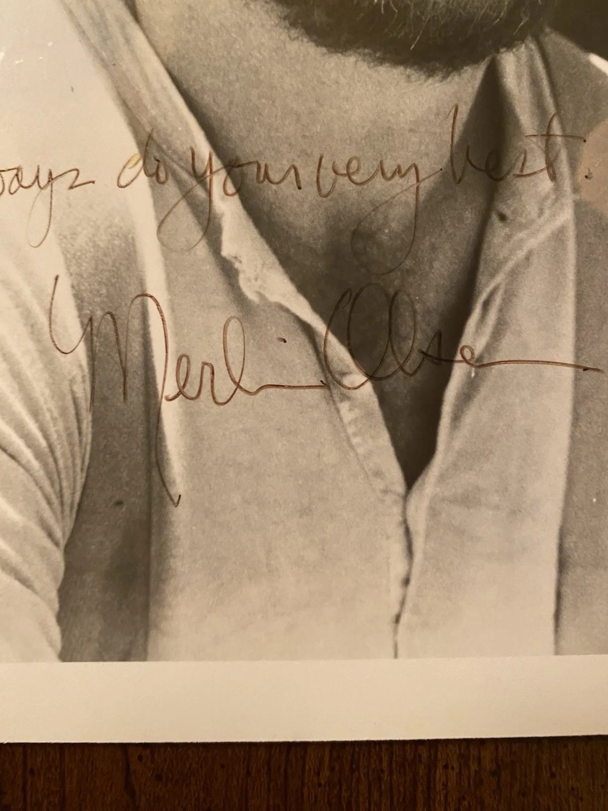Merlin Oleson — Merlin Olsen Signed Autographed Photo With COA Little House On The Prairie RARE, изображение 3