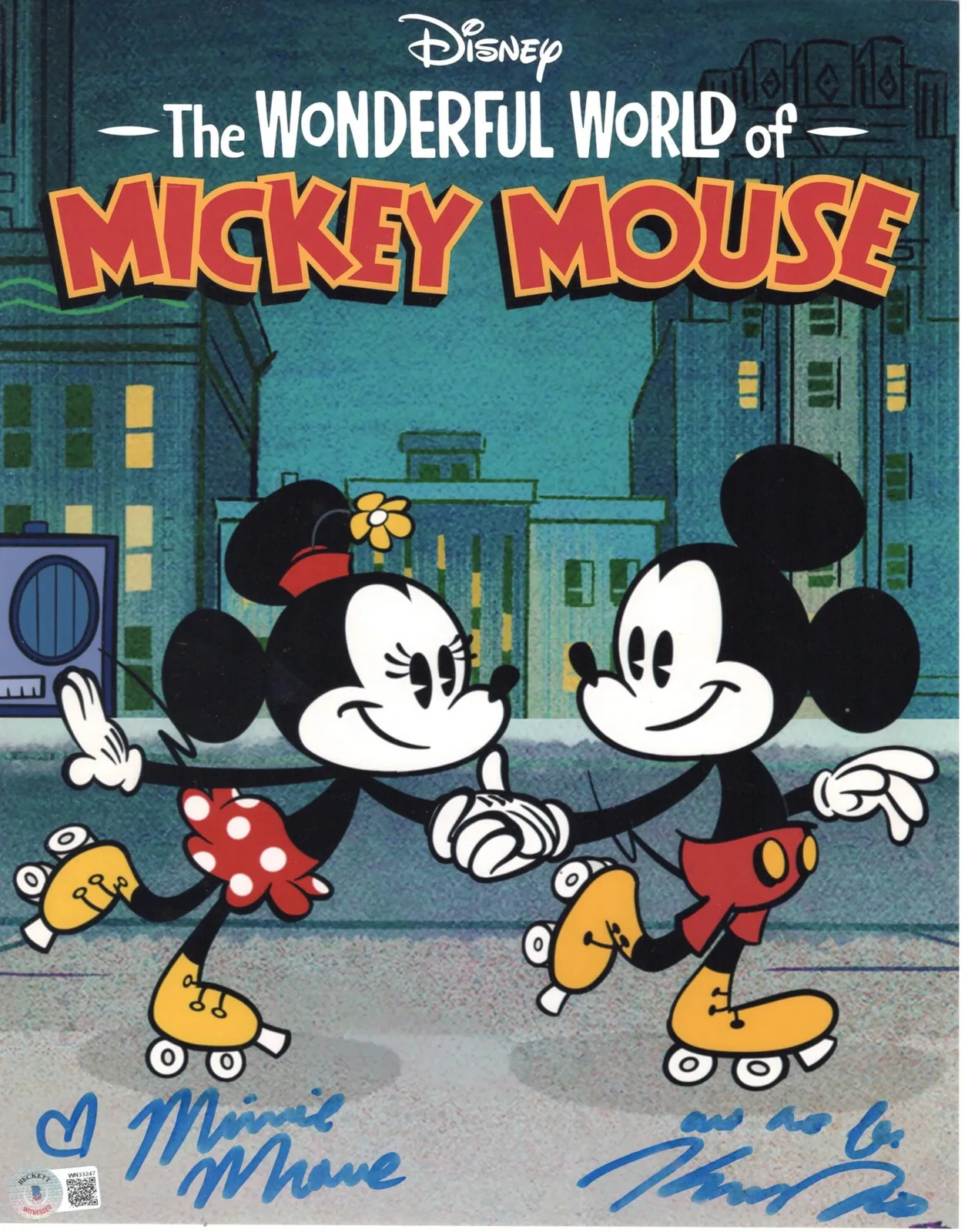 Kaitlyn Robrock — Kaitlyn Robrock signed 11x14 Photo Disney Minnie Mouse Beckett Authentication