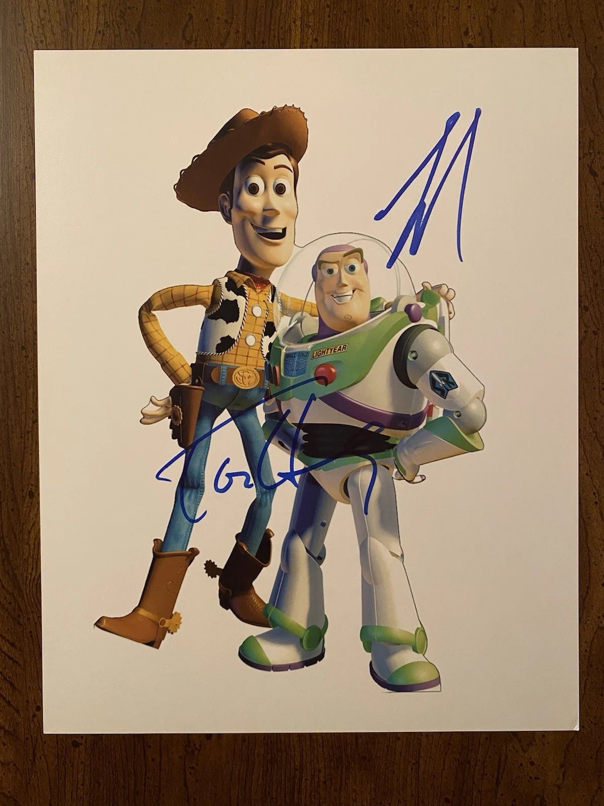 Tom Hanks, Tim Allen — Tom Hanks Tim Allen Signed Autographed Toy Story Photo With COA Buzz Woody BOTH