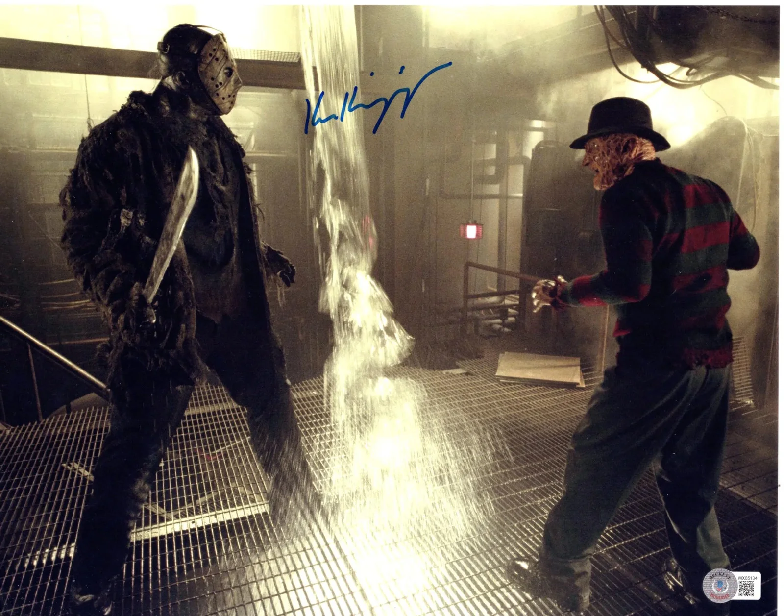 Ken Kirzinger — Ken Kirzinger signed 11x14 Photo Jason Voorhees Freddy vs Jason Beckett