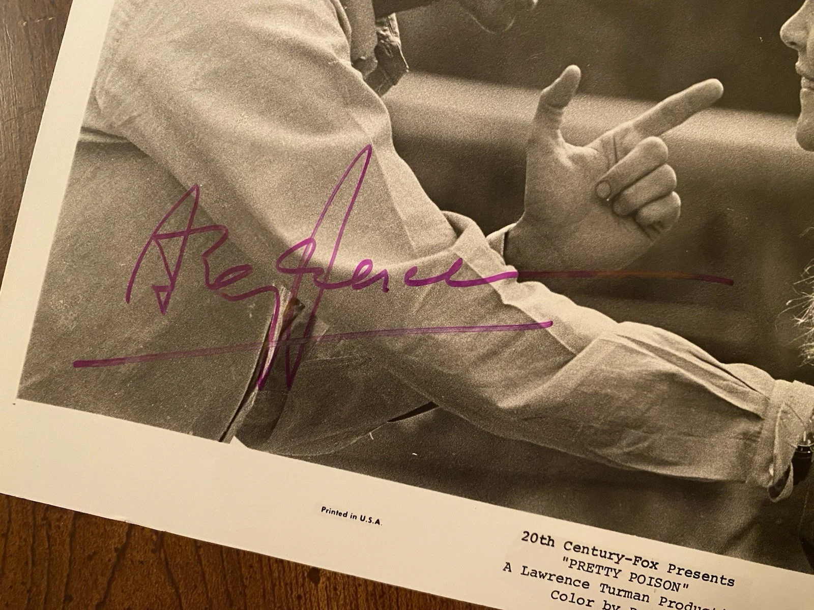 Anthony Perkins — Anthony Perkins Signed Autographed Vintage Photo With COA Pretty Poison, изображение 2