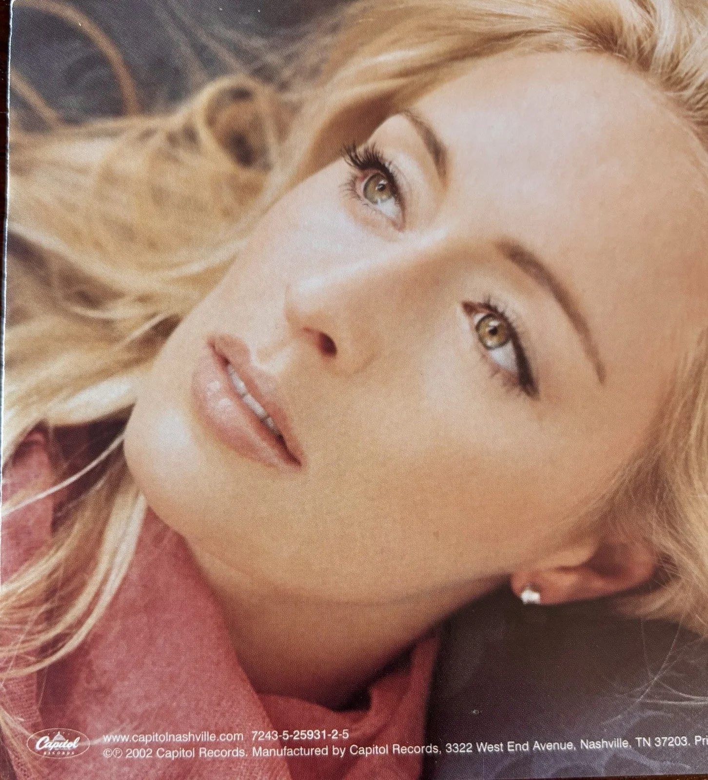 Very Rare Hand Signed Mindy Mccready CD (Insert Only)Capital Records 2002, image 2