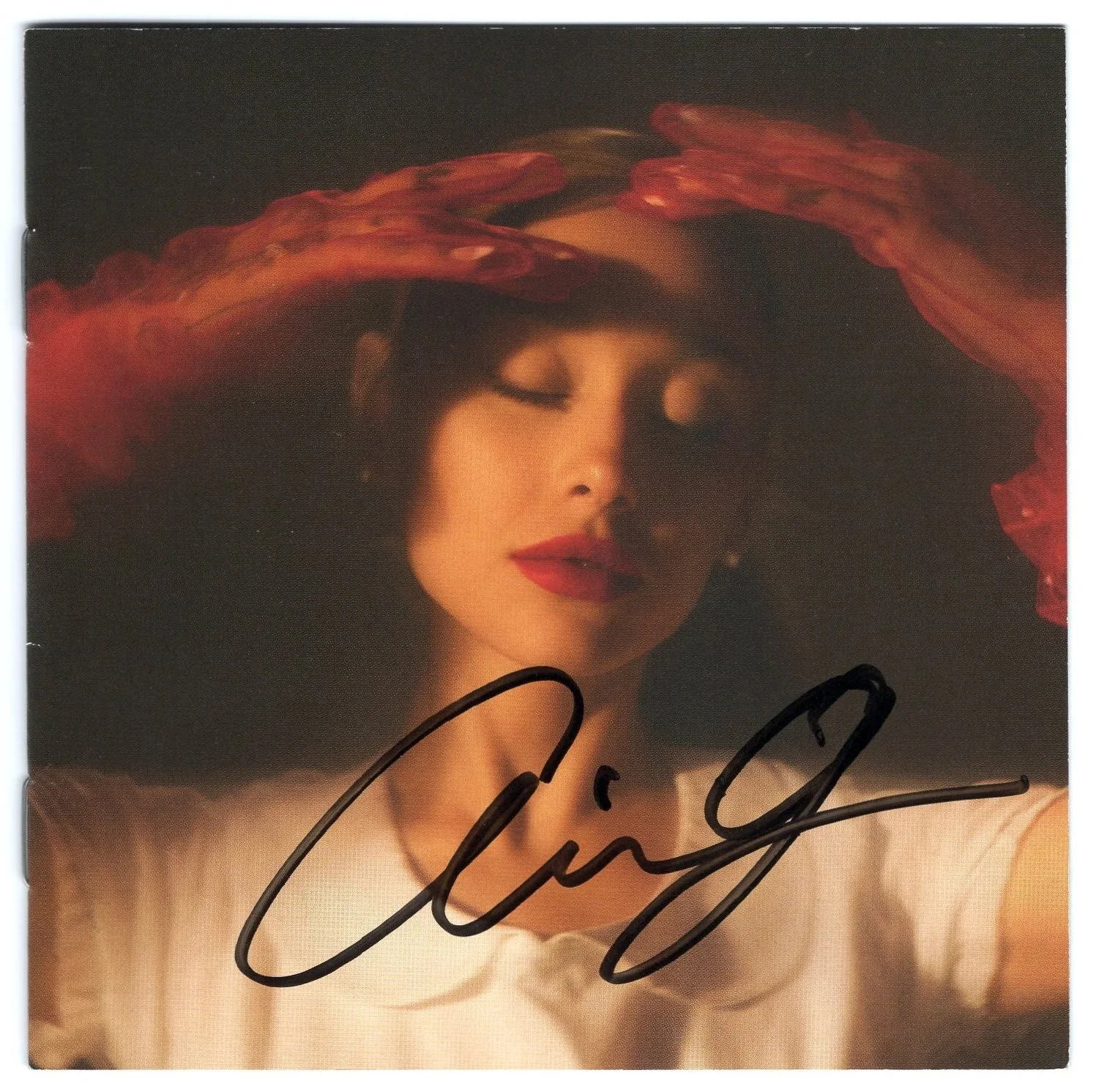 FULL AUTO! Ariana Grande ETERNAL SUNSHINE Signed Framed CD Cover Photo Book PSA, изображение 2