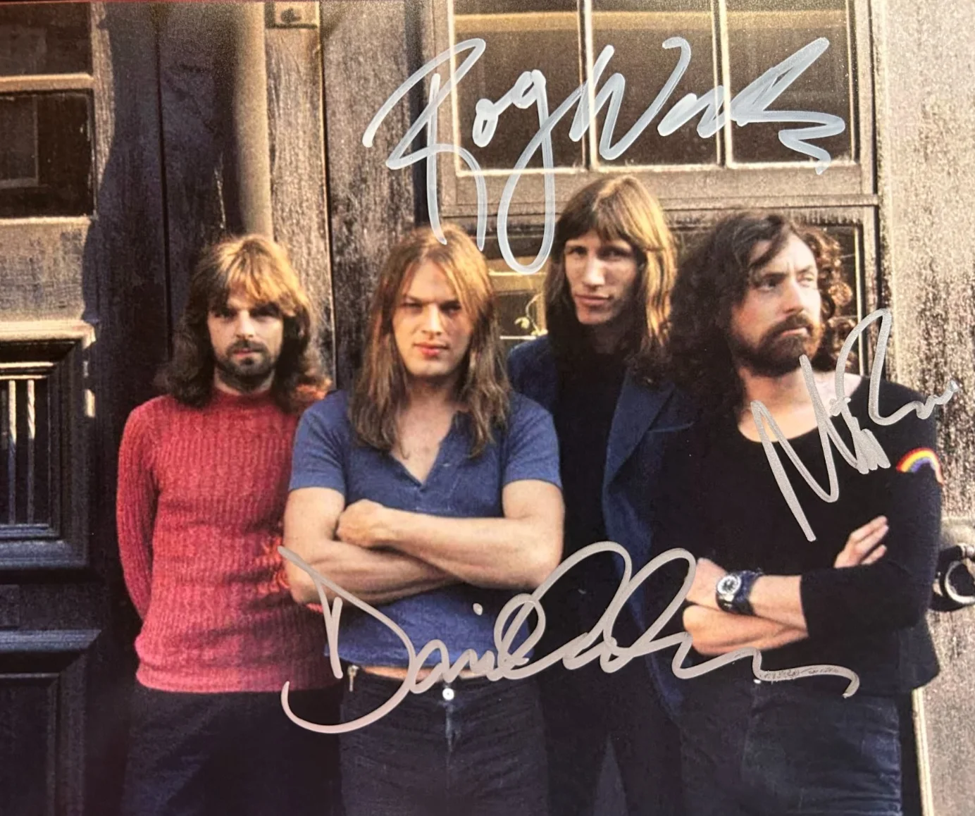 PINK FLOYD Band Signed 8x10" Authentic REAL Original Autographs GENUINE w/COA, изображение 3