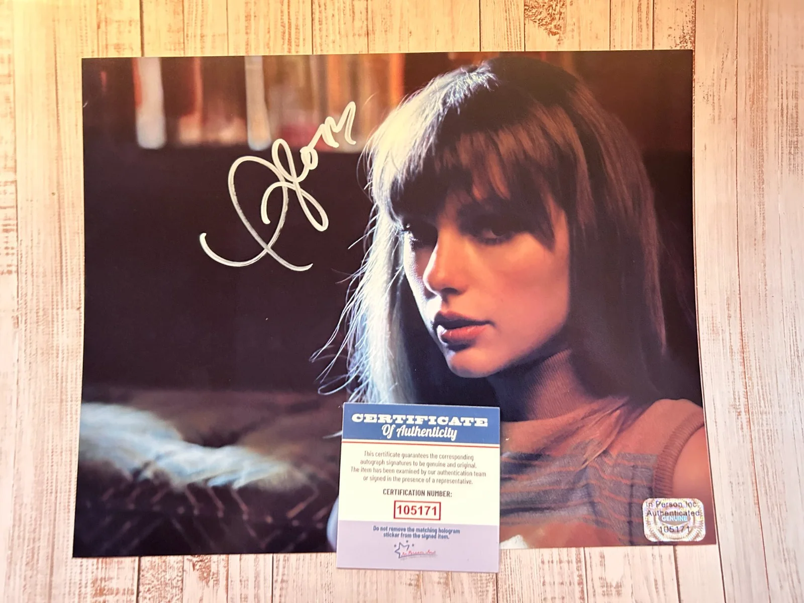 TAYLOR SWIFT Signed 8x10" Authentic Original Autograph GENUINE w/COA, изображение 5
