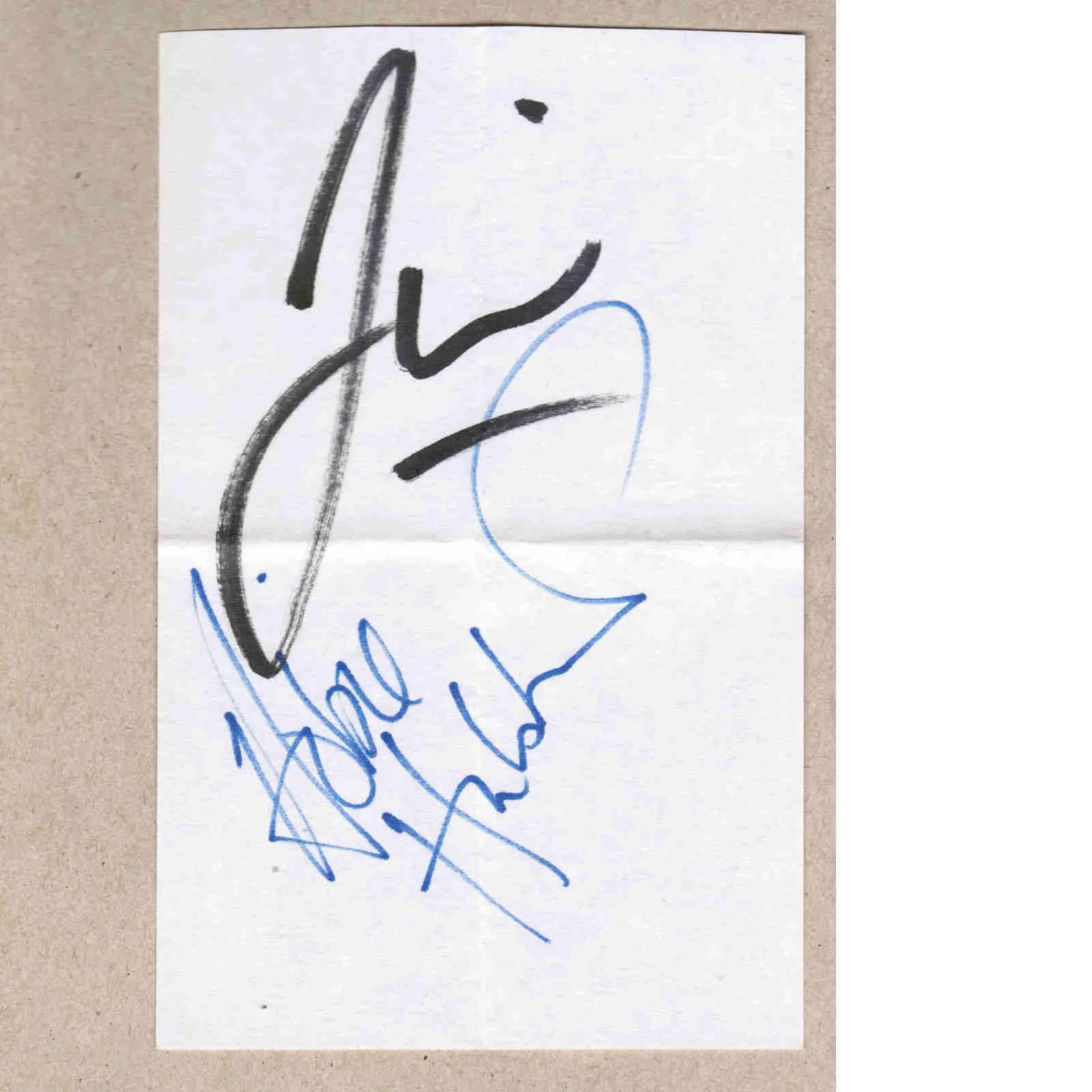 1987 Sawyer Brown 3 Signed Autograph w/Fan Taken 3.5 x 3.5 OOAK Photo Ticket VTG, изображение 2