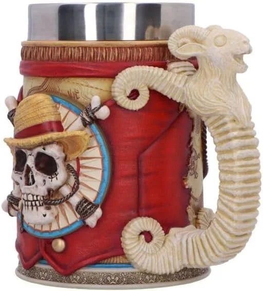 One Piece Luffy Tankard 15.5cm by Nemesis Now - OFFICAL - BRAND NEW, image 4