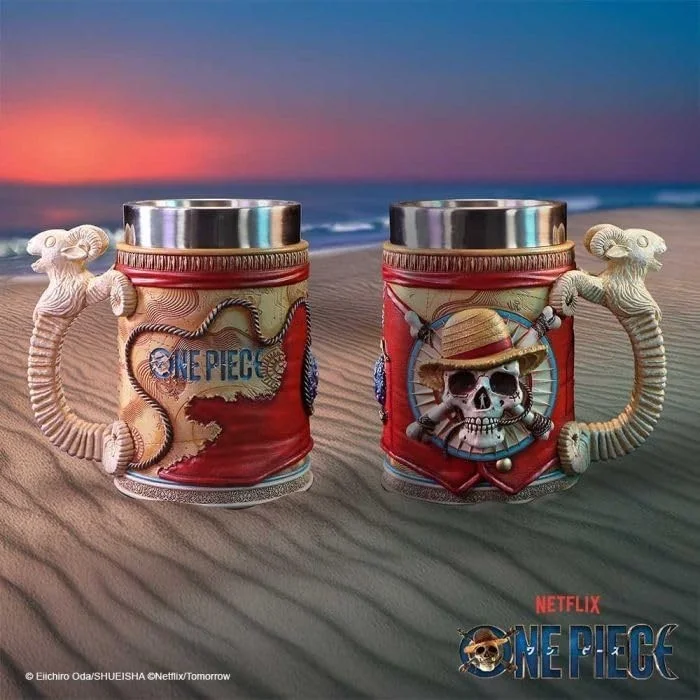 One Piece Luffy Tankard 15.5cm by Nemesis Now - OFFICAL - BRAND NEW, image 5