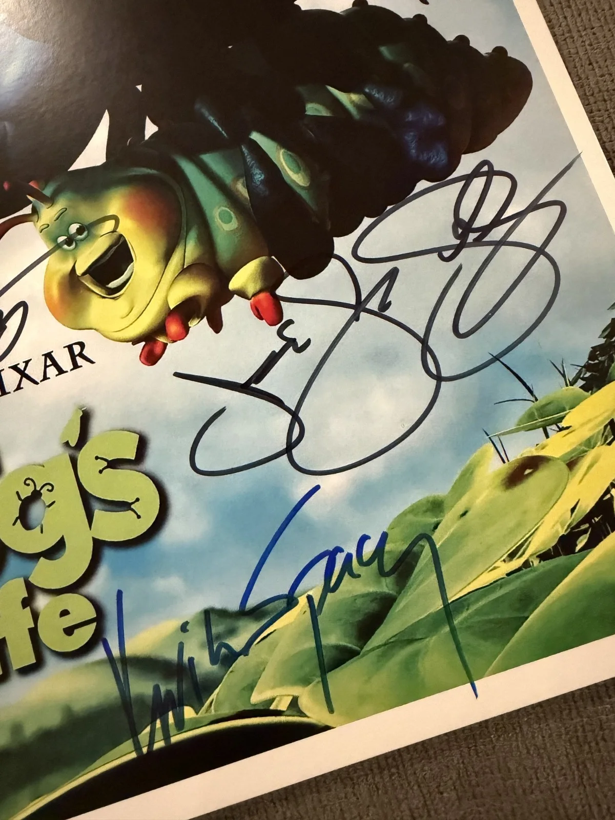 Dave Foley, Brad Garrett, Julia Louis-Dreyfus, Kevin Spacey — A Bug's Life Signed Poster 11x17 – Kevin Spacey, Foley, Garrett, Dreyfus w/ COA, image 4