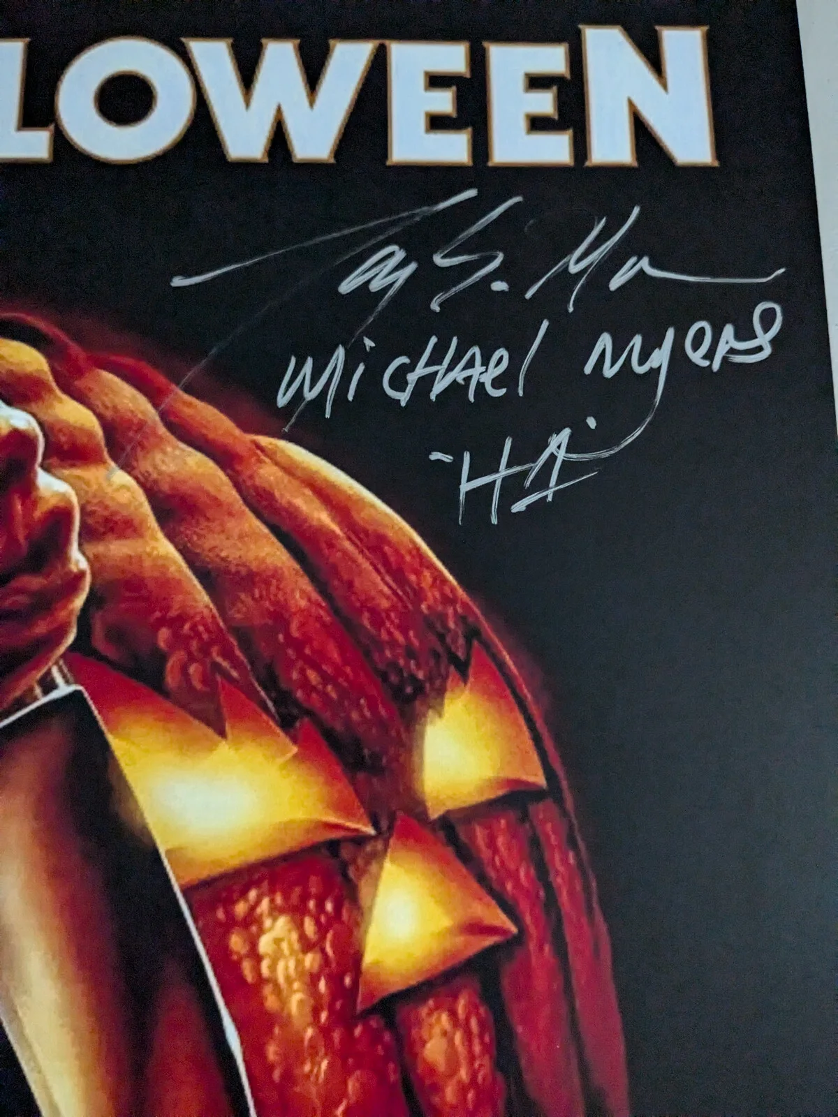 MORAN LOOMIS CYPHERS 3x Signed 11x17 PHOTO Poster HALLOWEEN Michael Myers JSA, изображение 2