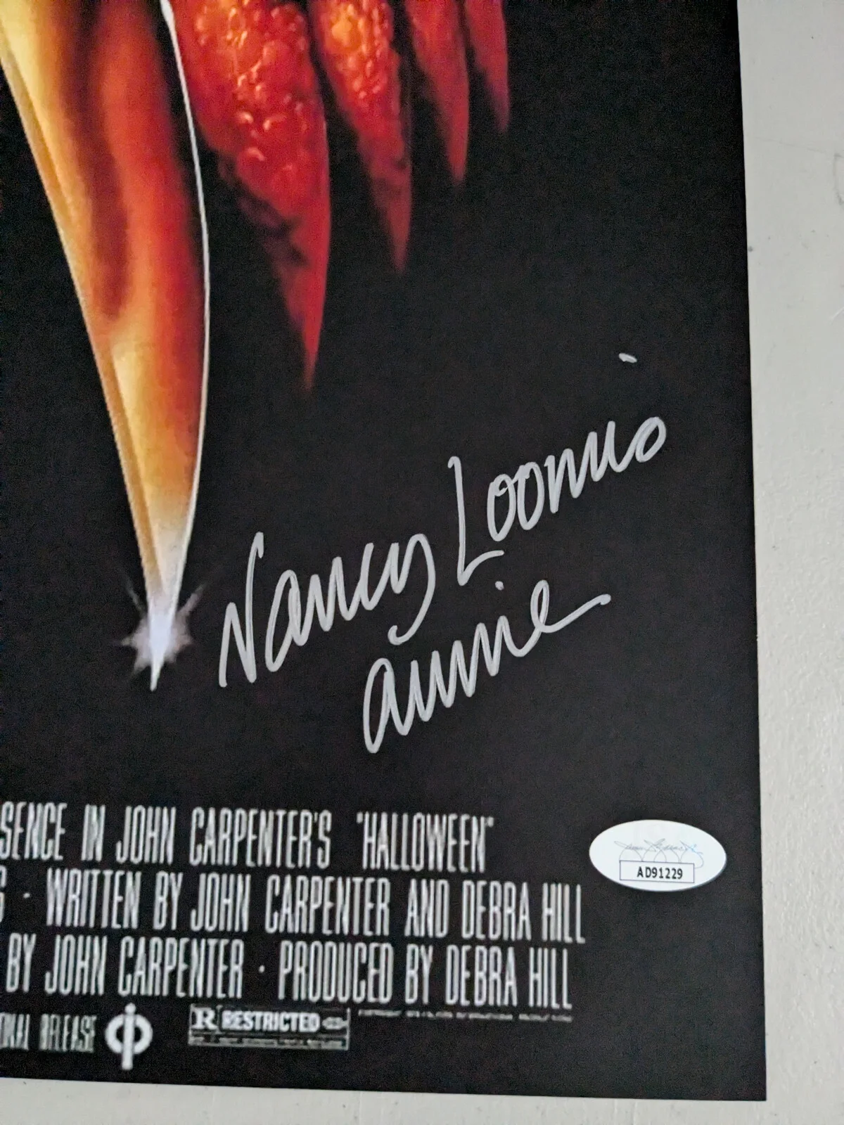 MORAN LOOMIS CYPHERS 3x Signed 11x17 PHOTO Poster HALLOWEEN Michael Myers JSA, изображение 3