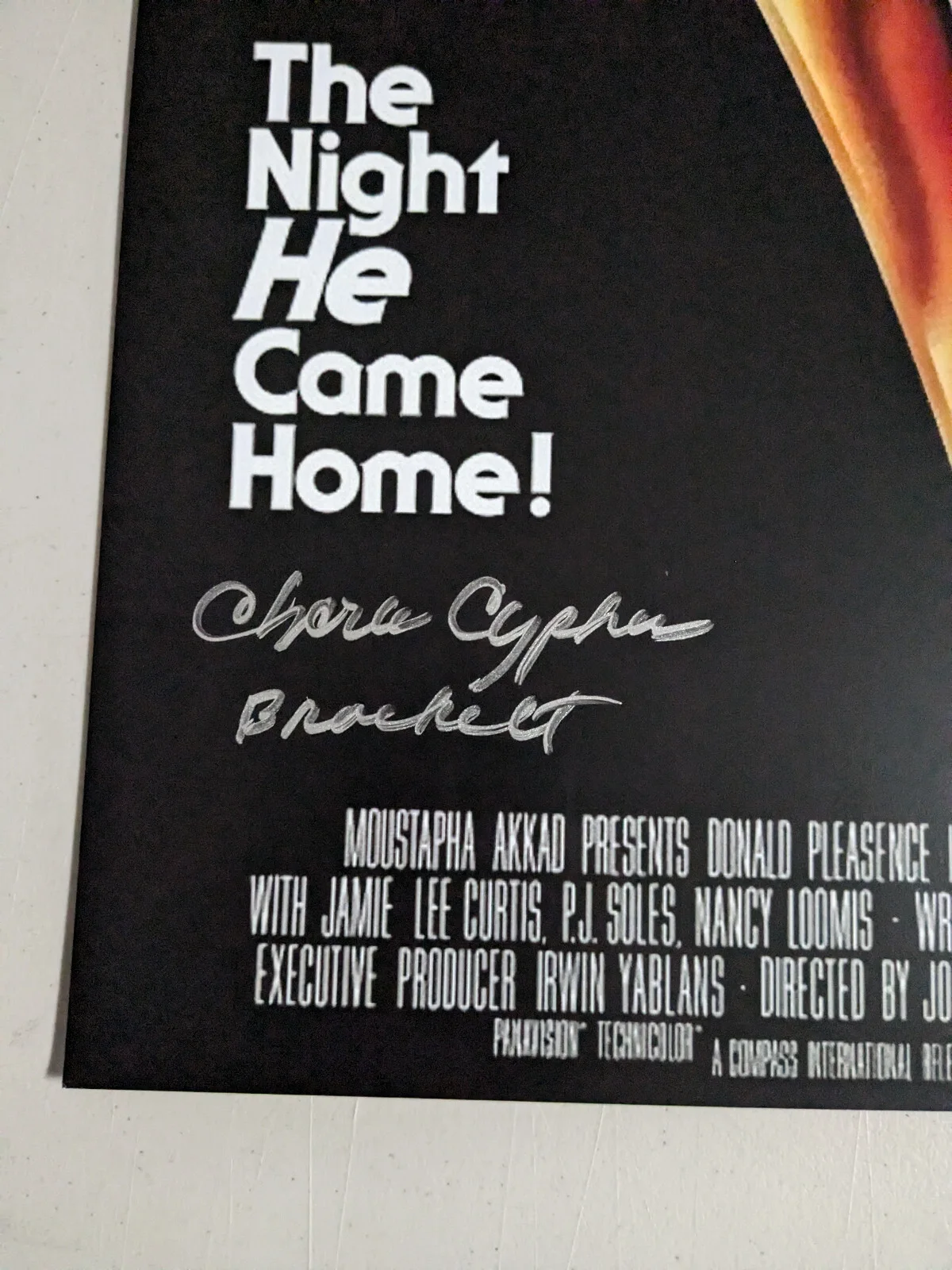 MORAN LOOMIS CYPHERS 3x Signed 11x17 PHOTO Poster HALLOWEEN Michael Myers JSA, изображение 4