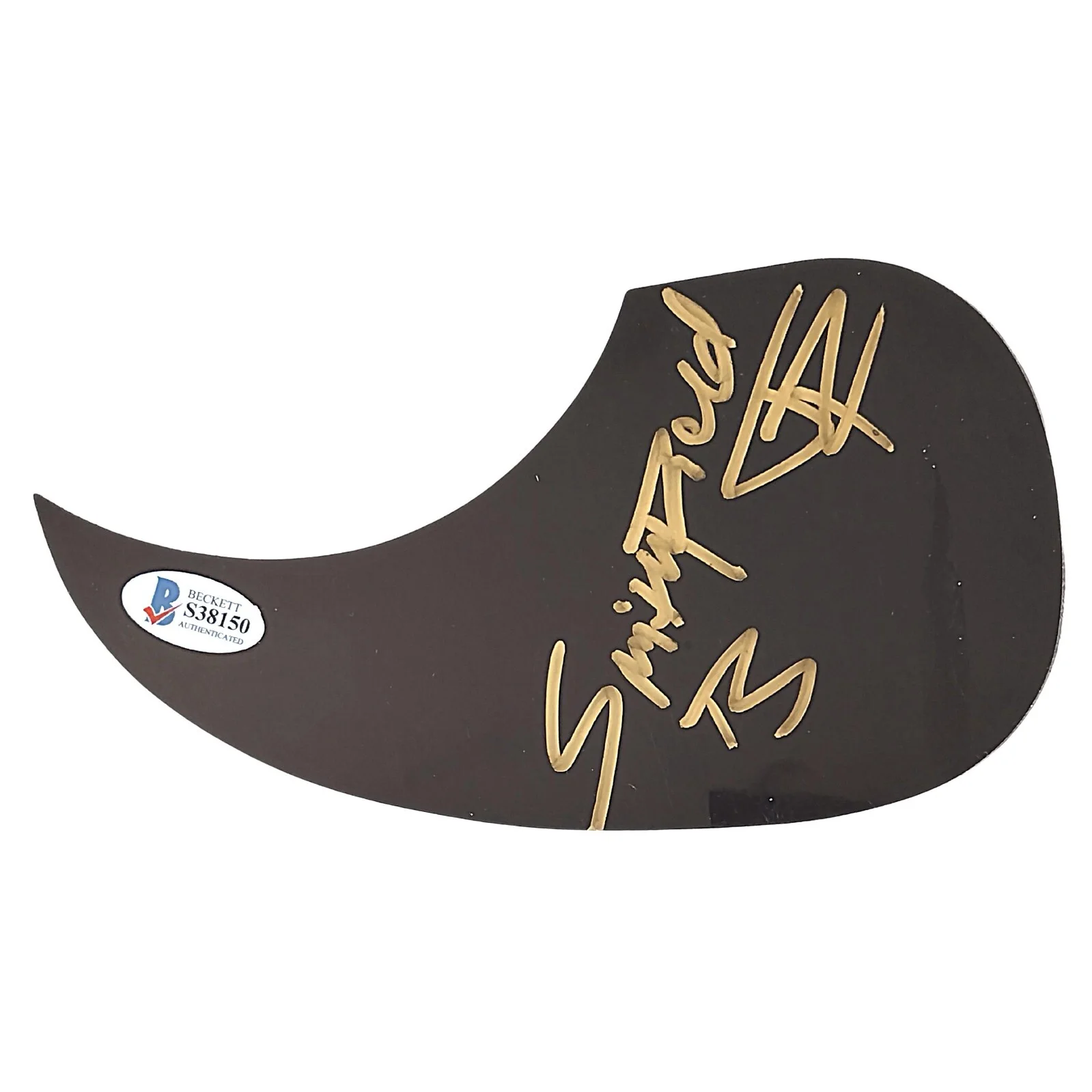 Trey Smith, Jennifer Fielder — SmithField Signed Acoustic Guitar Pickguard Beckett BAS COA Country Autograph, изображение 2