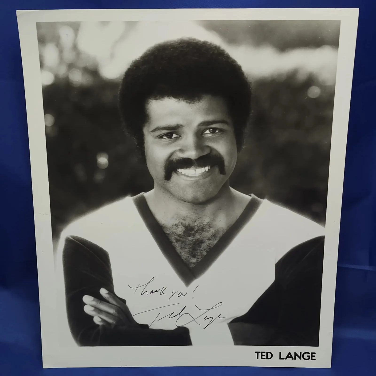 Ted Lange — Ted Lange Signed 8x10 Photo Autograph Thank You