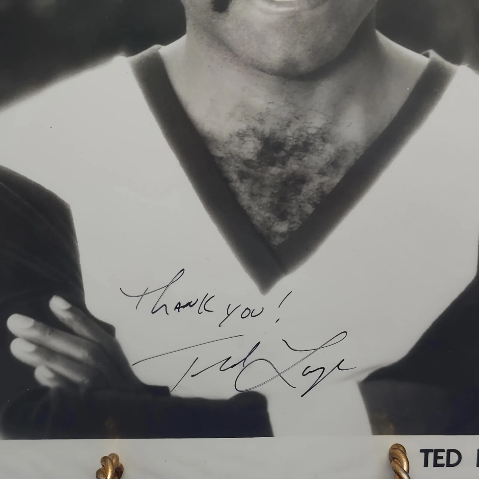 Ted Lange — Ted Lange Signed 8x10 Photo Autograph Thank You, изображение 2