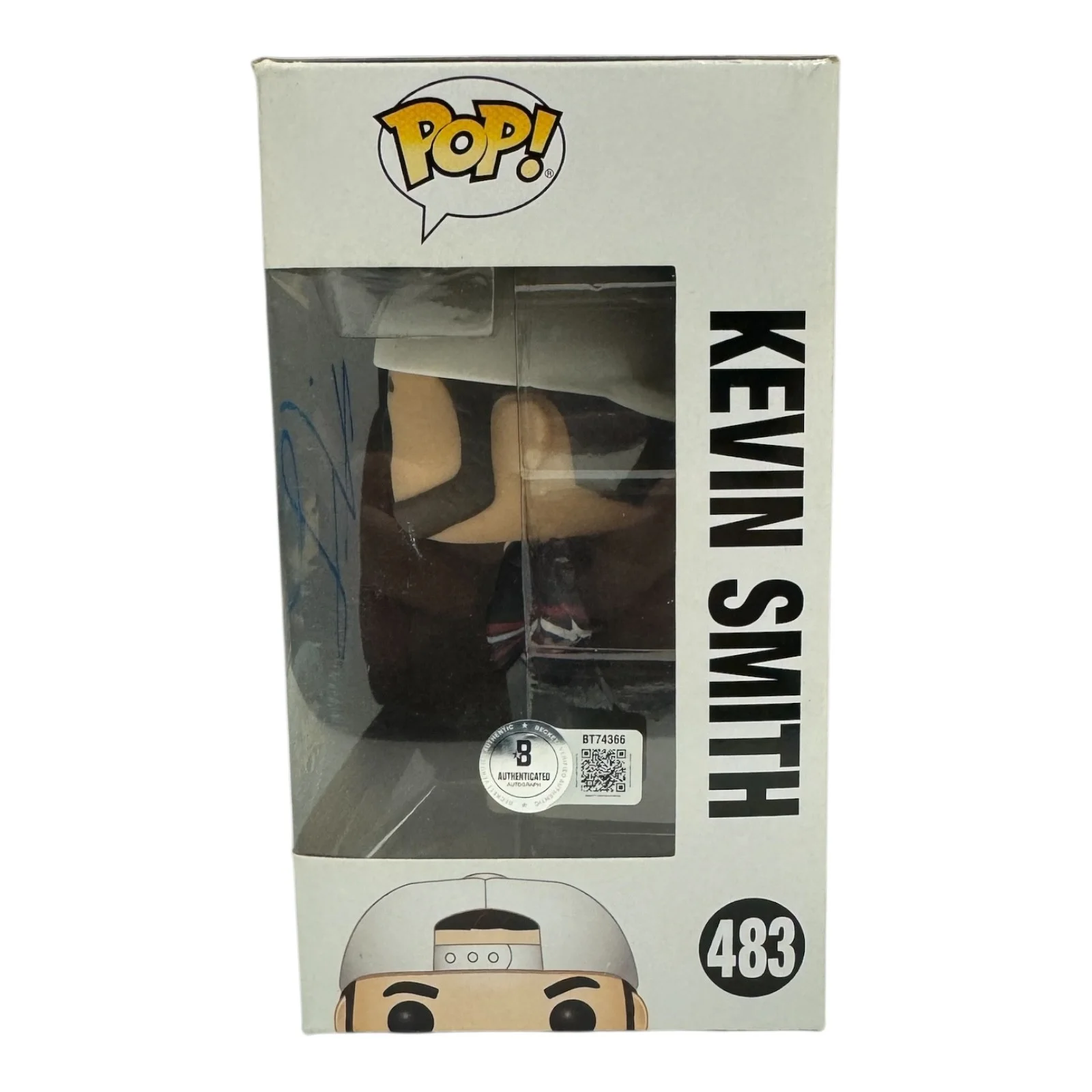 KEVIN SMITH — KEVIN SMITH SIGNED AUTOGRAPH FUNKO POP 483 JAY & SILENT BOB BECKETT BAS FAT MAN, image 2