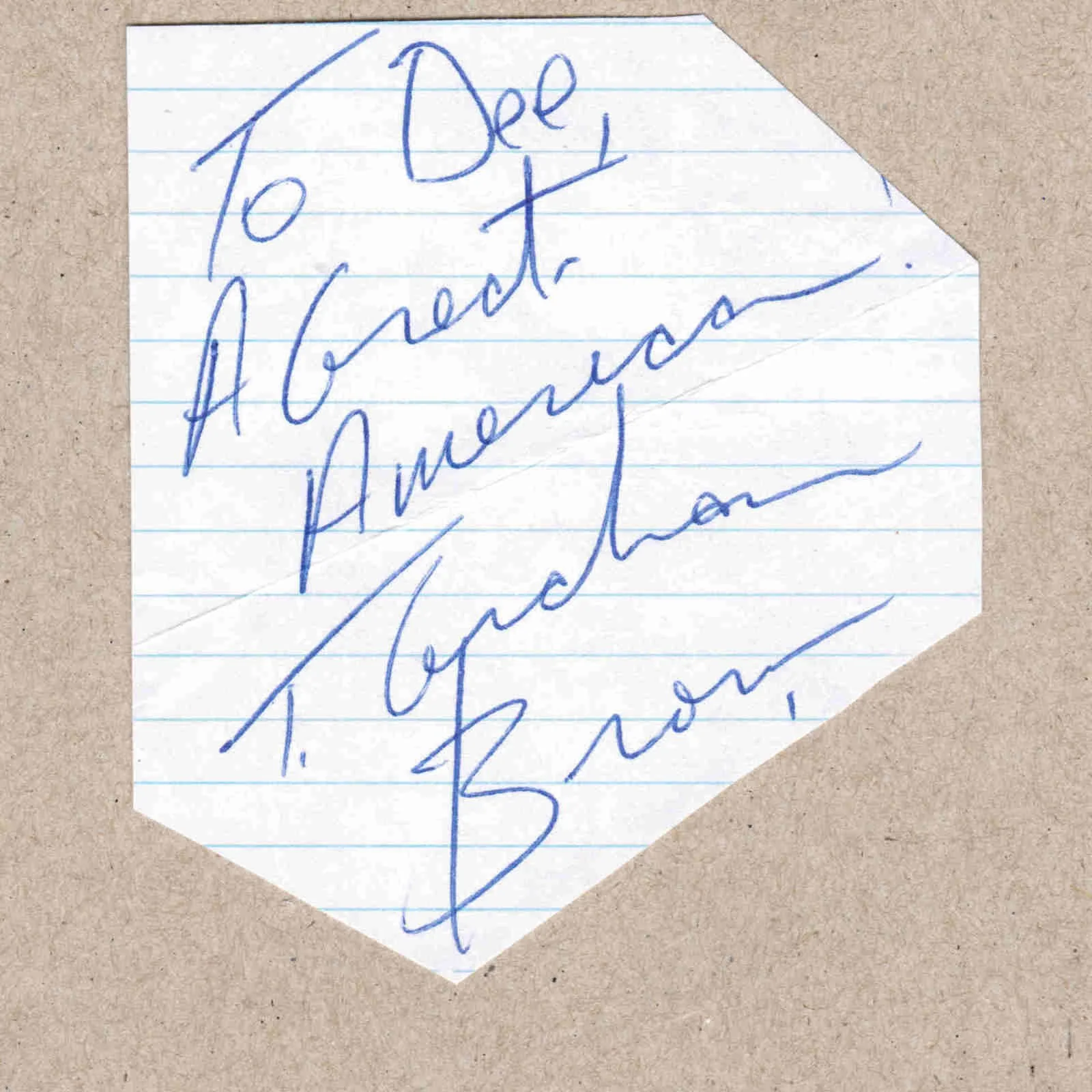 T Graham Brown Signed Autograph w/Fan Taken 3.5 x 3.5 OOAK Photo VTG, изображение 2