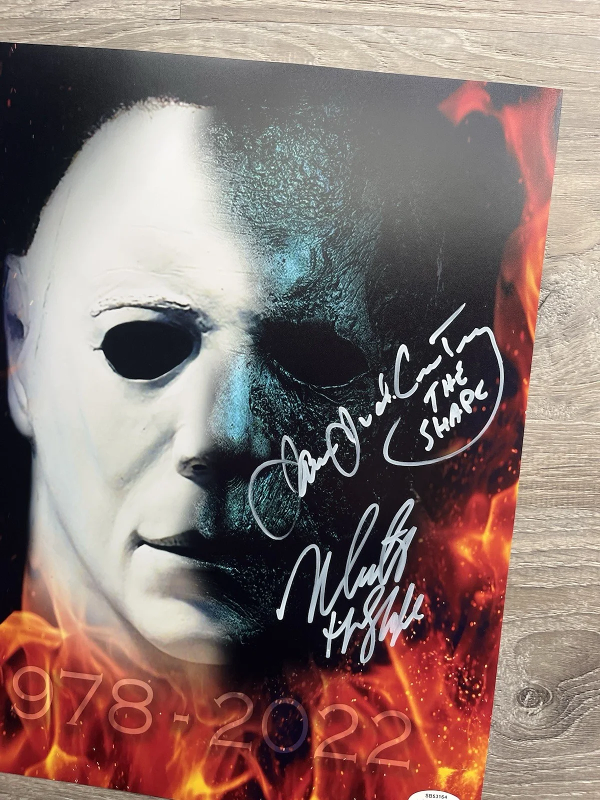 Nick Castle James Jude Courtney Signed Michael Myers 11x14 Photo ACOA Halloween, изображение 3