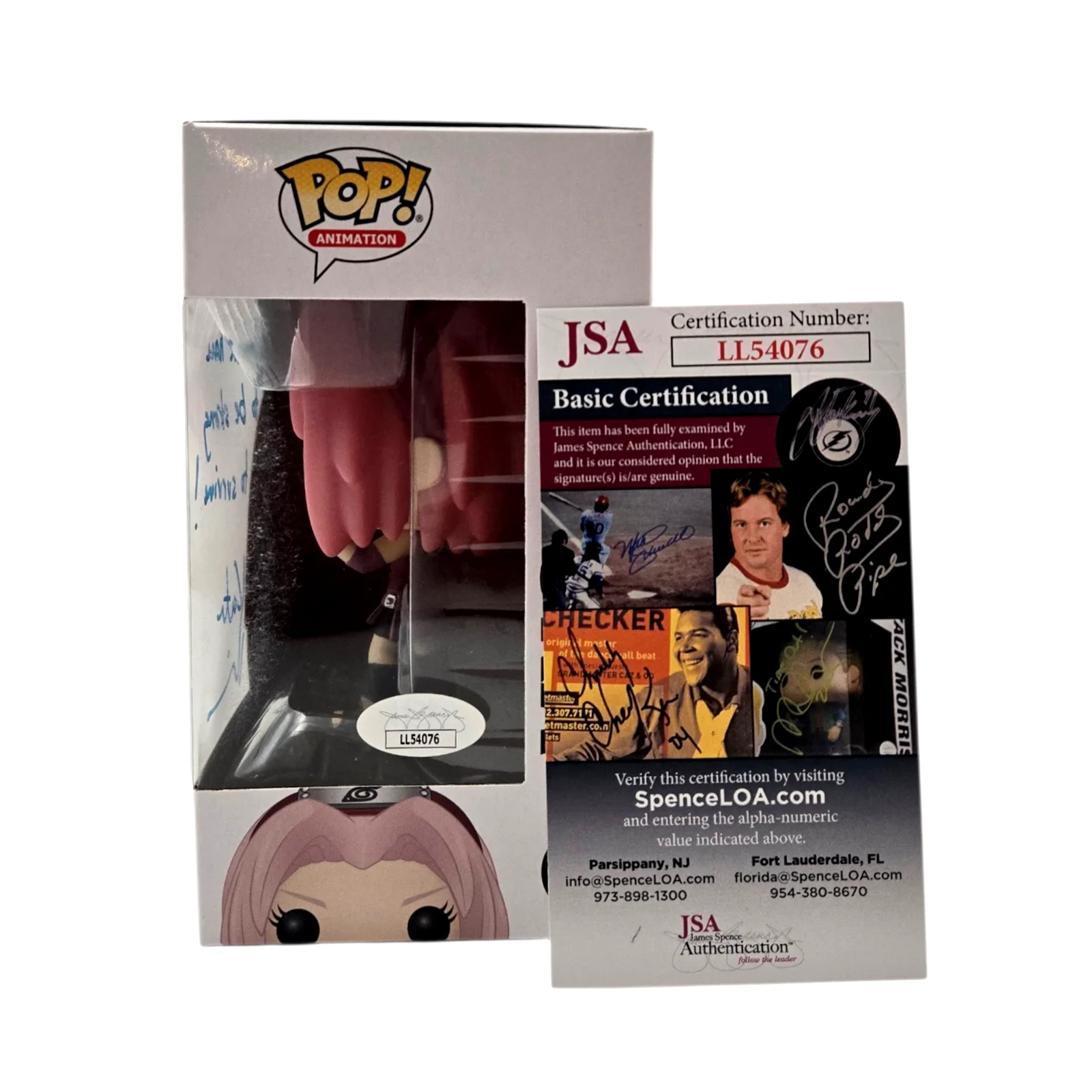 Kate Higgins — Kate Higgins Signed Funko Pop Sakura Naruto Autograph Anime Boruto JSA COA 076, изображение 2
