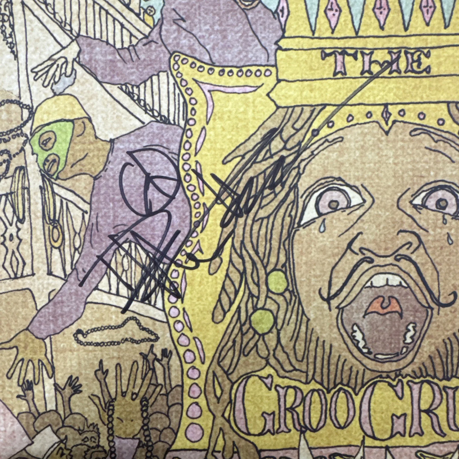 Dave Matthews — Dave Matthews Signed Autograph Vinyl Record LP - Big Whiskey JSA LOA W Peace, изображение 2