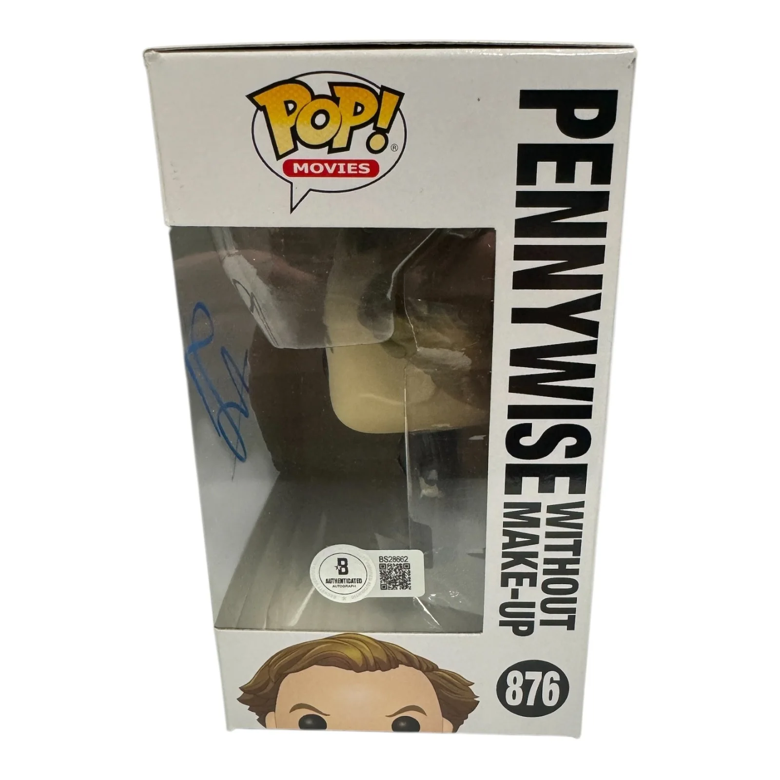 Bill Skarsgard — Bill Skarsgard Signed Autograph It Funko Pop 876 Beckett BAS Pennywise, изображение 2