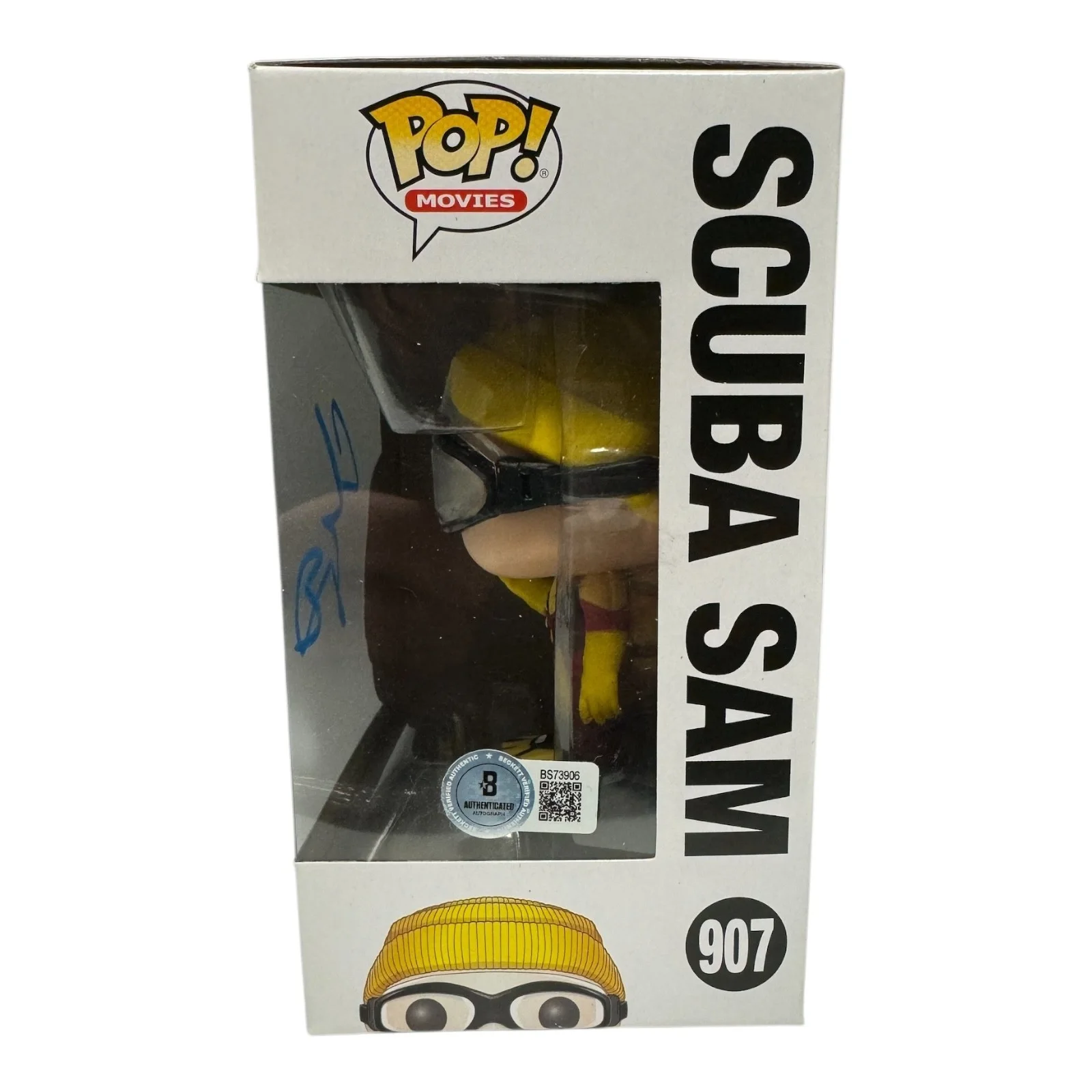 ADAM SANDLER — ADAM SANDLER SIGNED AUTOGRAPH BIG DADDY FUNKO POP 907 BECKETT BAS SCUBA SAM, изображение 2