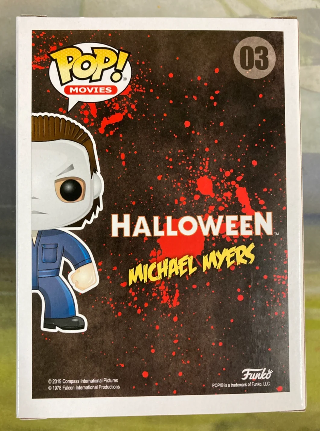 Signed Halloween Michael Myers Funko POP #03 Autograph, image 3