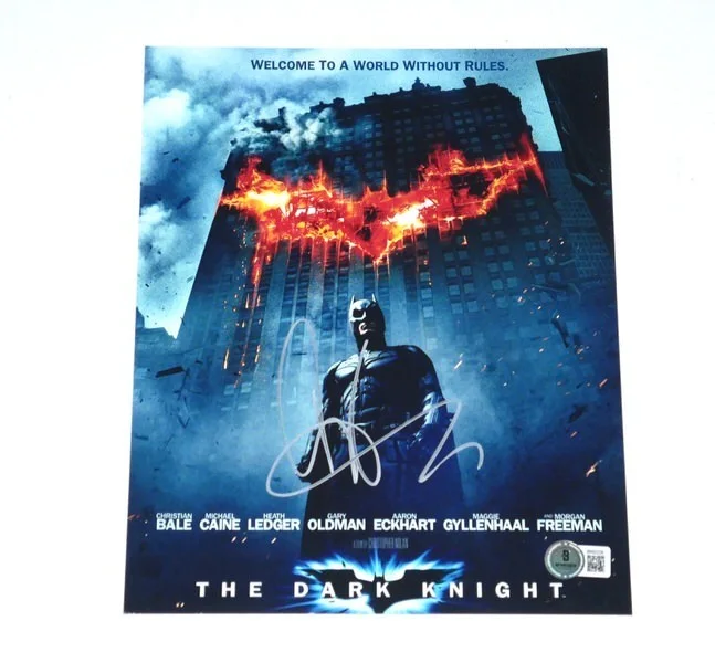 Aaron Eckhart — AARON ECKHART AUTOGRAPHED SIGNED "THE DARK KNIGHT" 8 x 10 PHOTO BECKETT HOLOGRAM