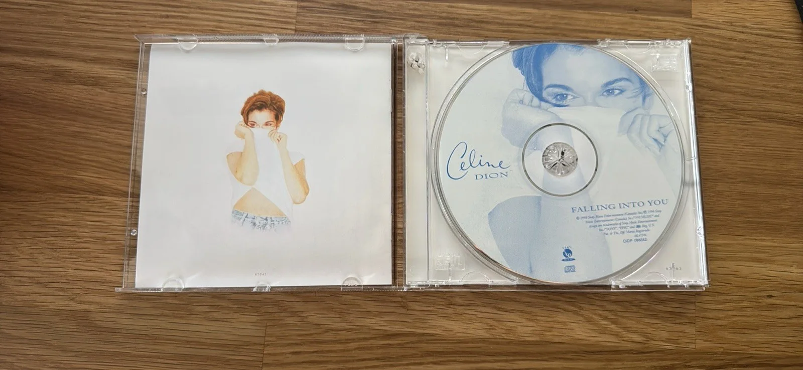 Celine Dion Falling Into You Original Signed CD & Booklet Music Collectible, изображение 4