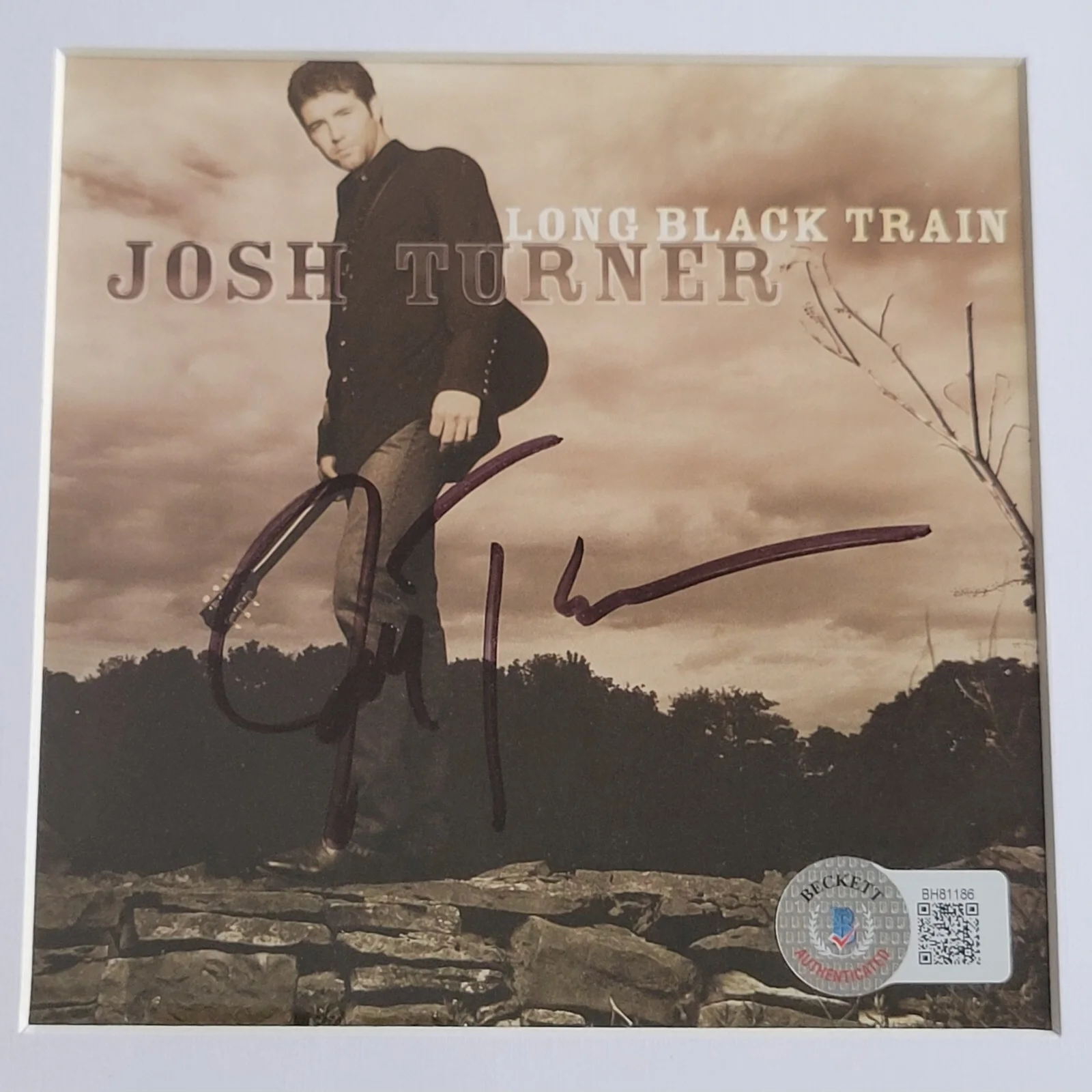 JOSH TURNER AUTOGRAPHED BECKETT BAS COA SIGNED COUNTRY MUSIC SINGER CD DISPLAY, изображение 4