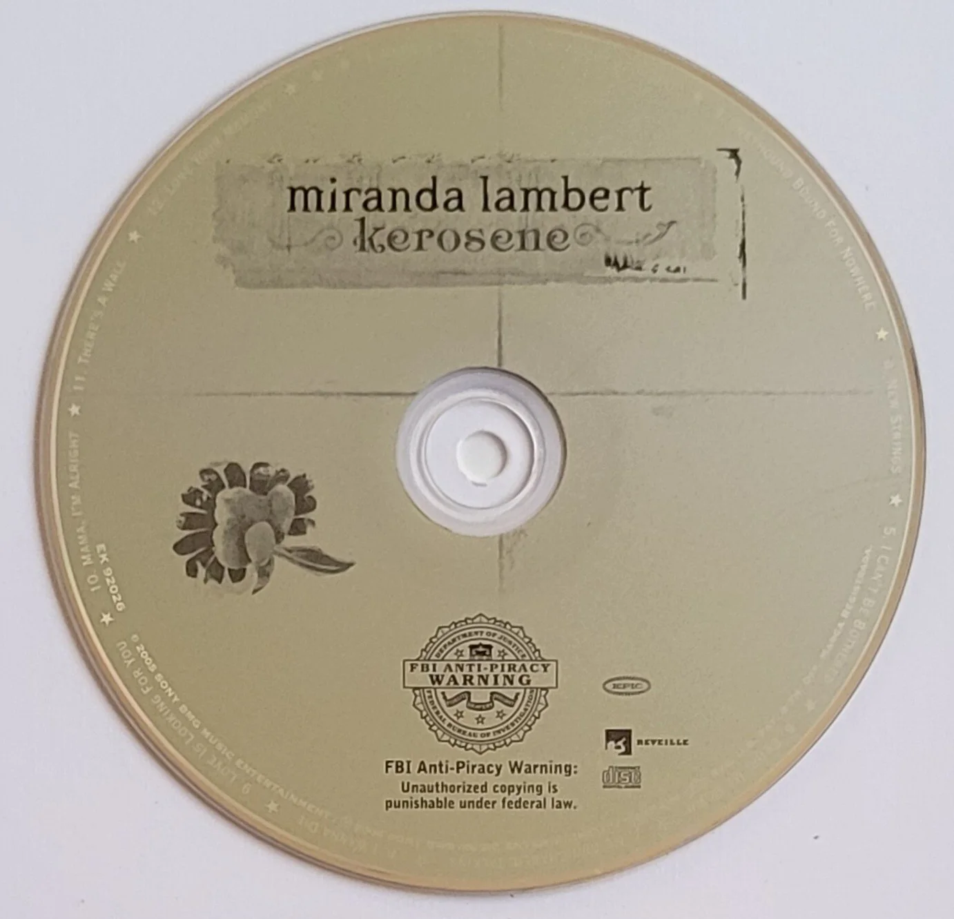 MIRANDA LAMBERT AUTOGRAPHED BECKETT COA BAS SIGNED COUNTRY MUSIC CD DISPLAY GIFT, image 3