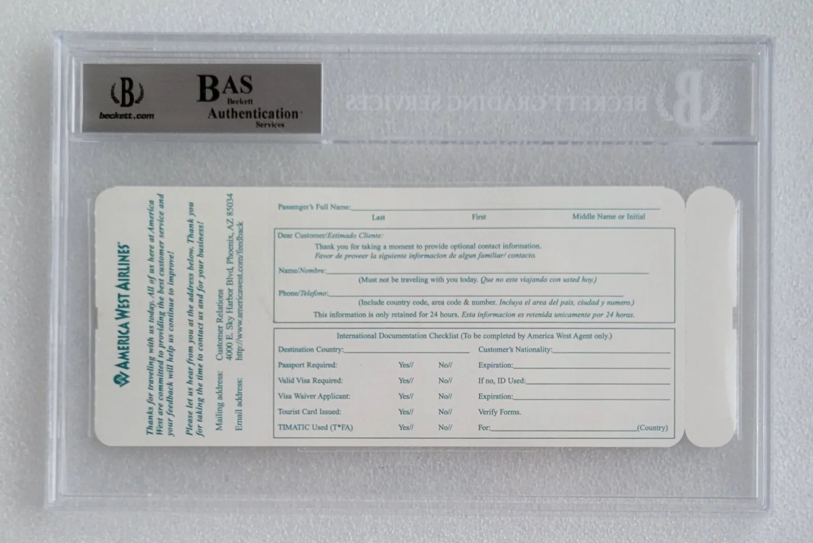 Halle Berry — HALLE BERRY SIGNED TICKET BECKETT BAS COA MOVIE ACTRESS AUTOGRAPH XMEN CATWOMEN, изображение 2