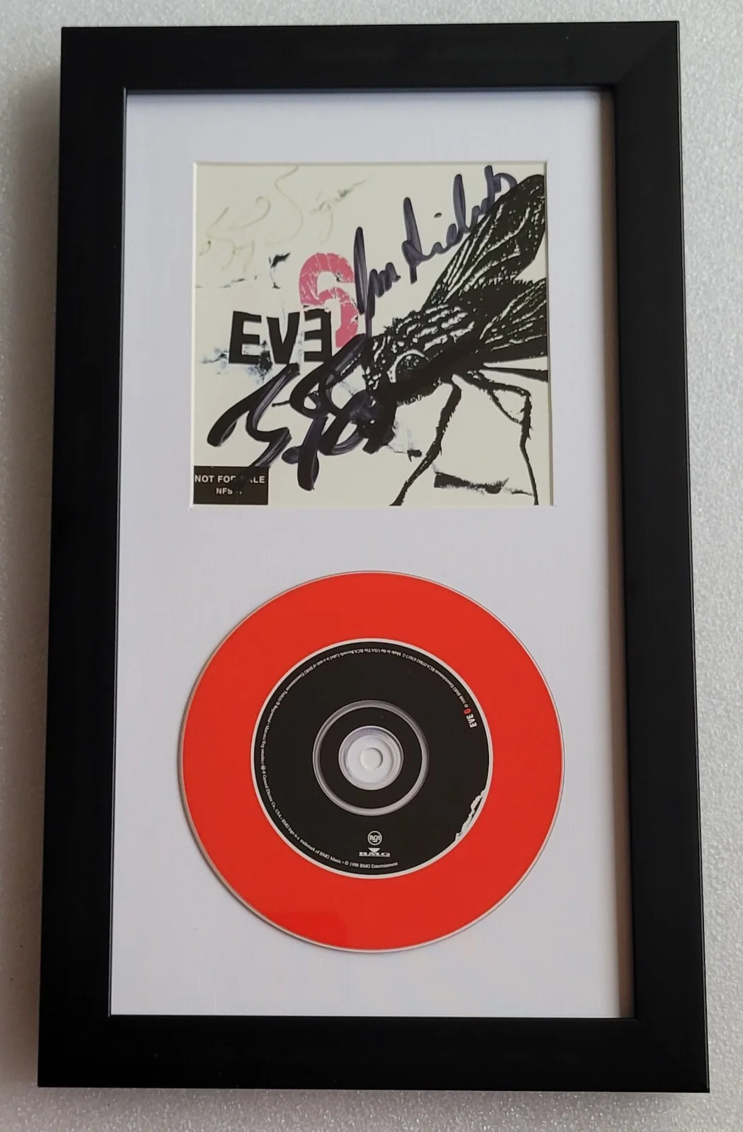 EVE 6 SIGNED CD DISPLAY BECKETT BAS COA MUSIC AUTOGRAPHED JON TONY BAND, изображение 2