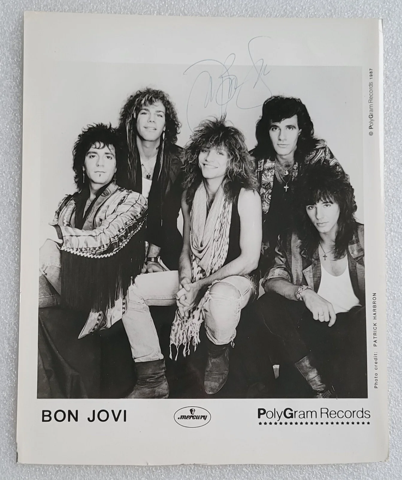 JON BON JOVI BAS BECKETT LOA PHOTO SIGNED AUTOGRAPHED FULL LETTER COA 8X10 RARE, изображение 2