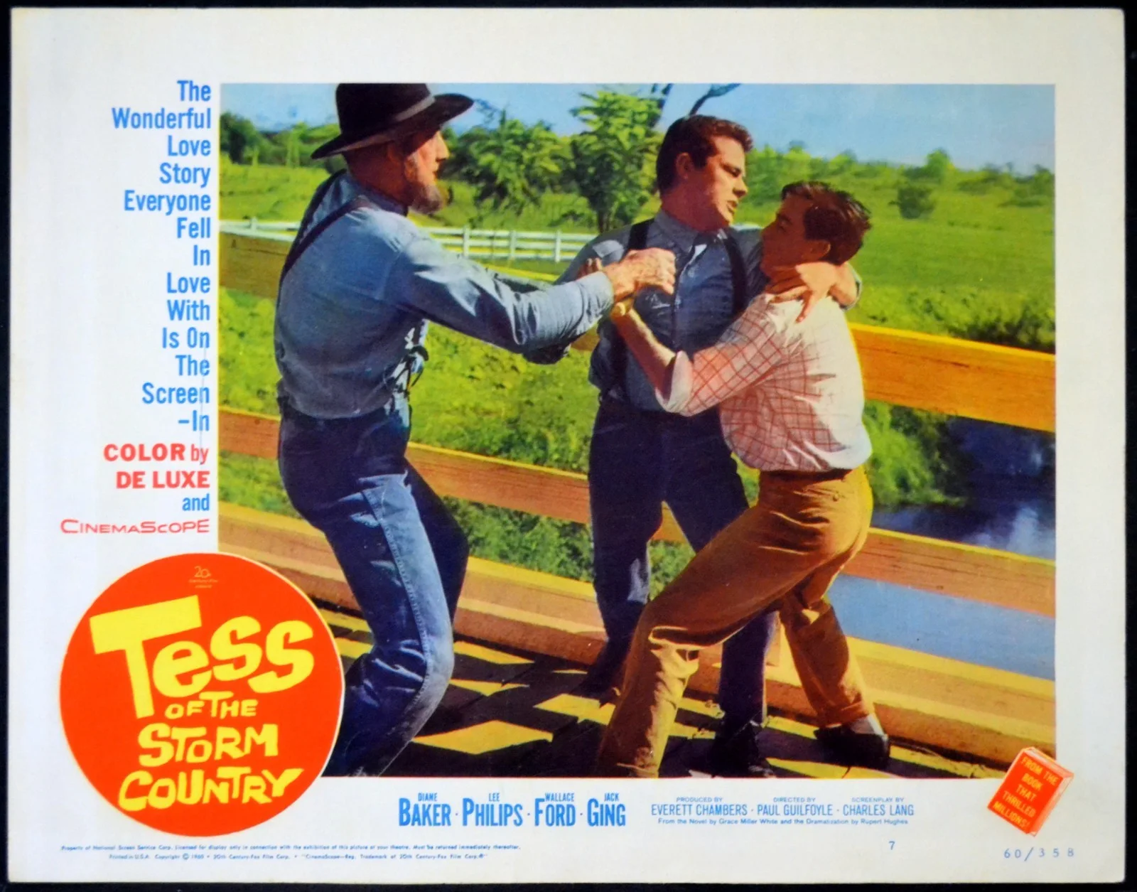 TESS OF THE STORM COUNTRY 1960 Diane Baker, Jack Ging 4 LOBBY CARDS, изображение 4