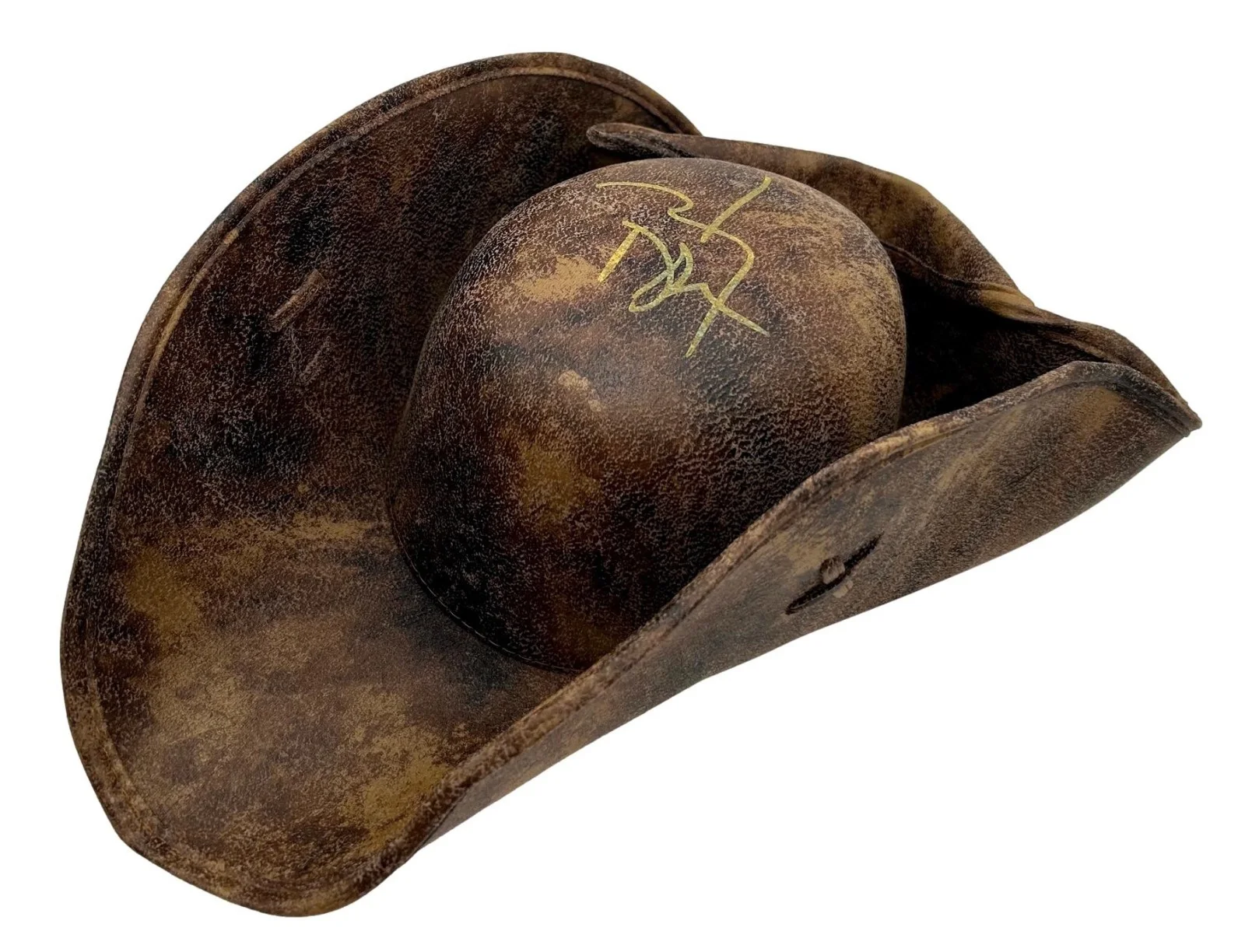 Johnny Depp — Johnny Depp (Captain Jack Sparrow) Signed Pirates of the Caribbean Hat (PSA LOA), image 3