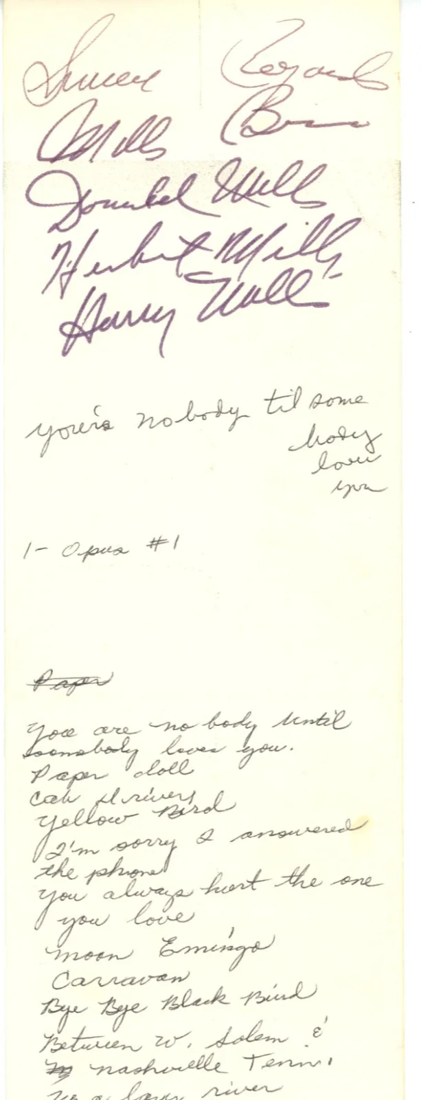 Vintage Jazz Autograph Lot Mills Brothers Don Ewell Harry James, изображение 5