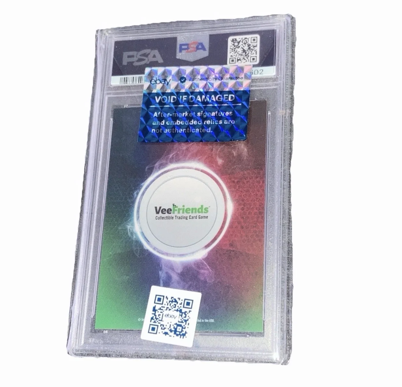 Gary Vaynerchuk — Gary Vaynerchuk Signed Vee Friends Perspective Pigeon VeeFriends Card PSA DNA, изображение 2