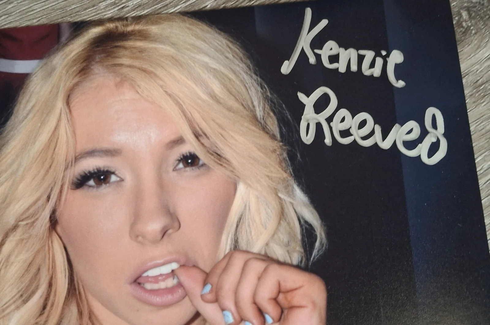 Kenzie Reeves Signed 8x12" Original PHOTO #2 - Sweet & Petite, image 2