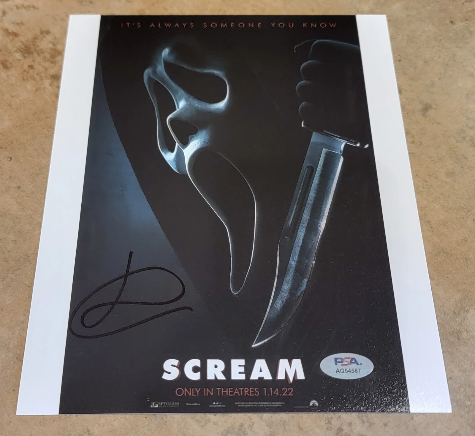 Jack Quaid — Jack Quaid signed 8x10 photo autograph PSA DNA Scream poster