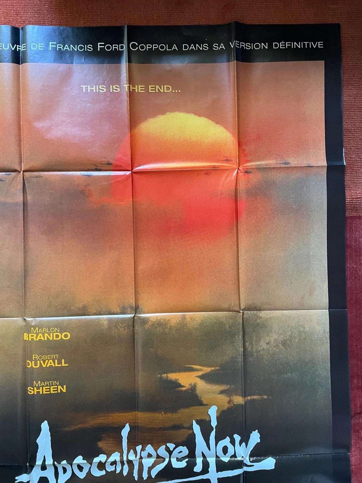 APOCALYPSE NOW REDUX (2001) Original French Grande Vietnam War Movie Film Poster, изображение 3