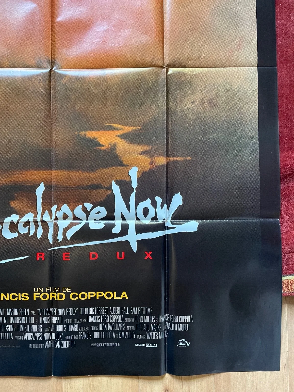 APOCALYPSE NOW REDUX (2001) Original French Grande Vietnam War Movie Film Poster, изображение 5