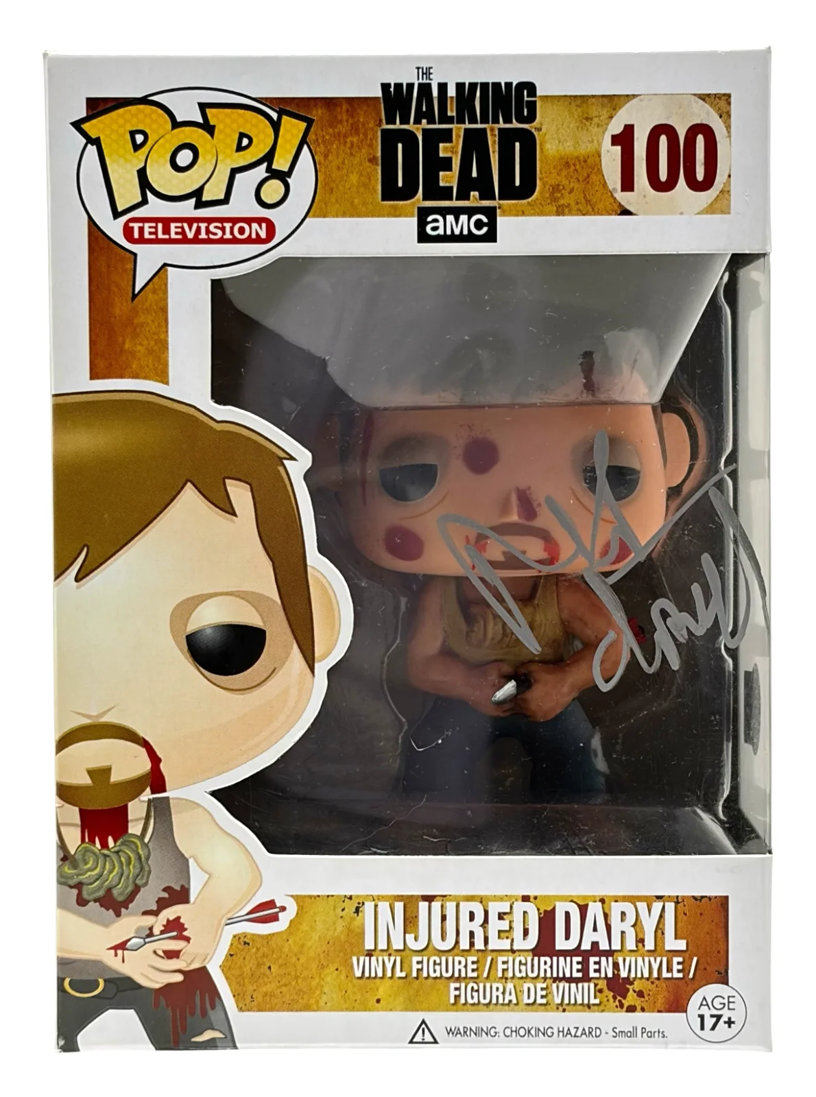 Norman Reedus — Norman Reedus Signed The Walking Dead Injured Daryl Funko Pop Autograph Beckett, image 2